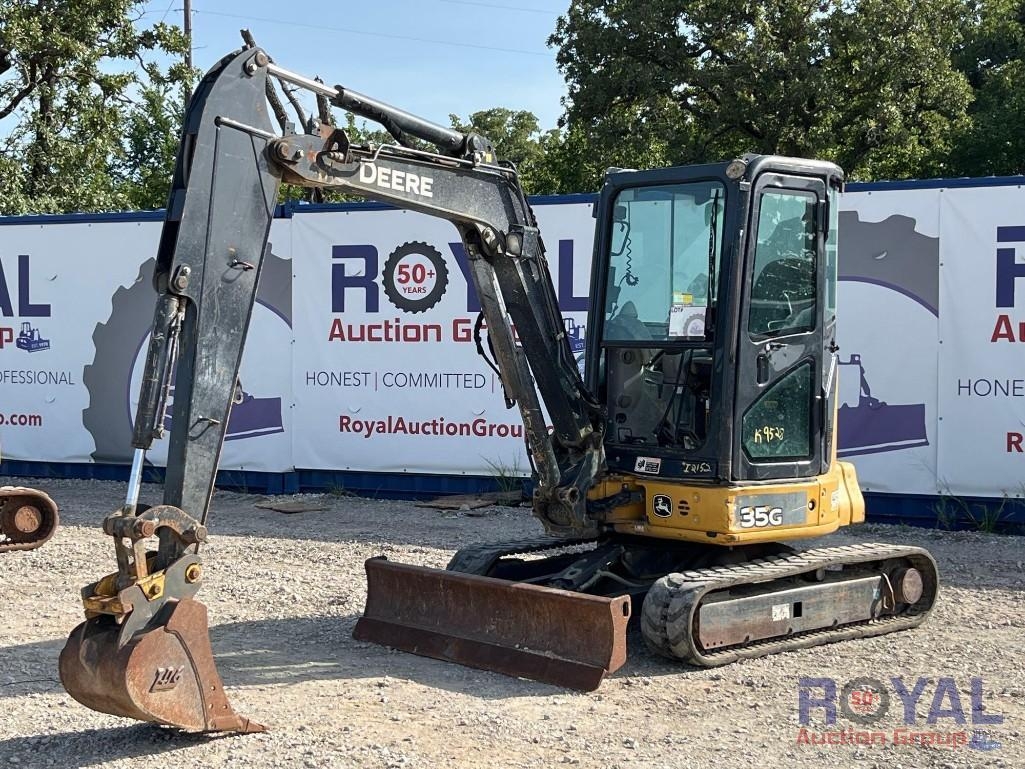 2016 John Deere 35G Mini Excavator (A52377)