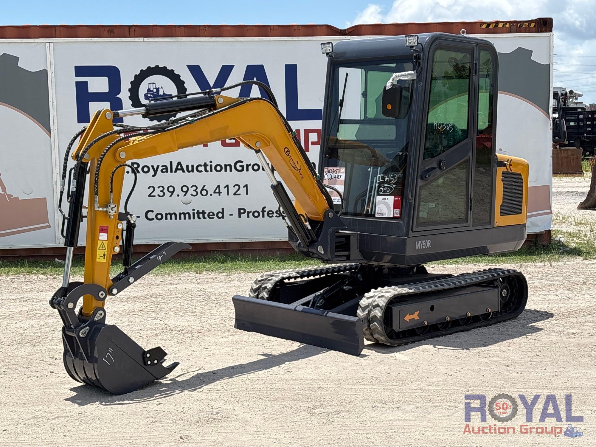 Unused 2025 CFG Industrial MY50R Mini Excavator (A50322)