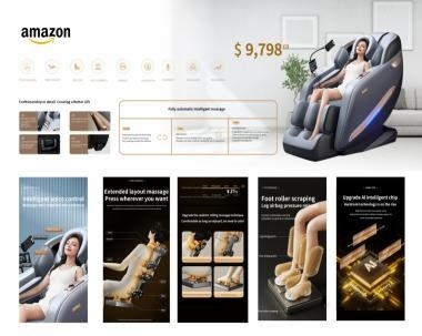 2025 IR IRMC 8D UNUSED Massage Chair (A53117)