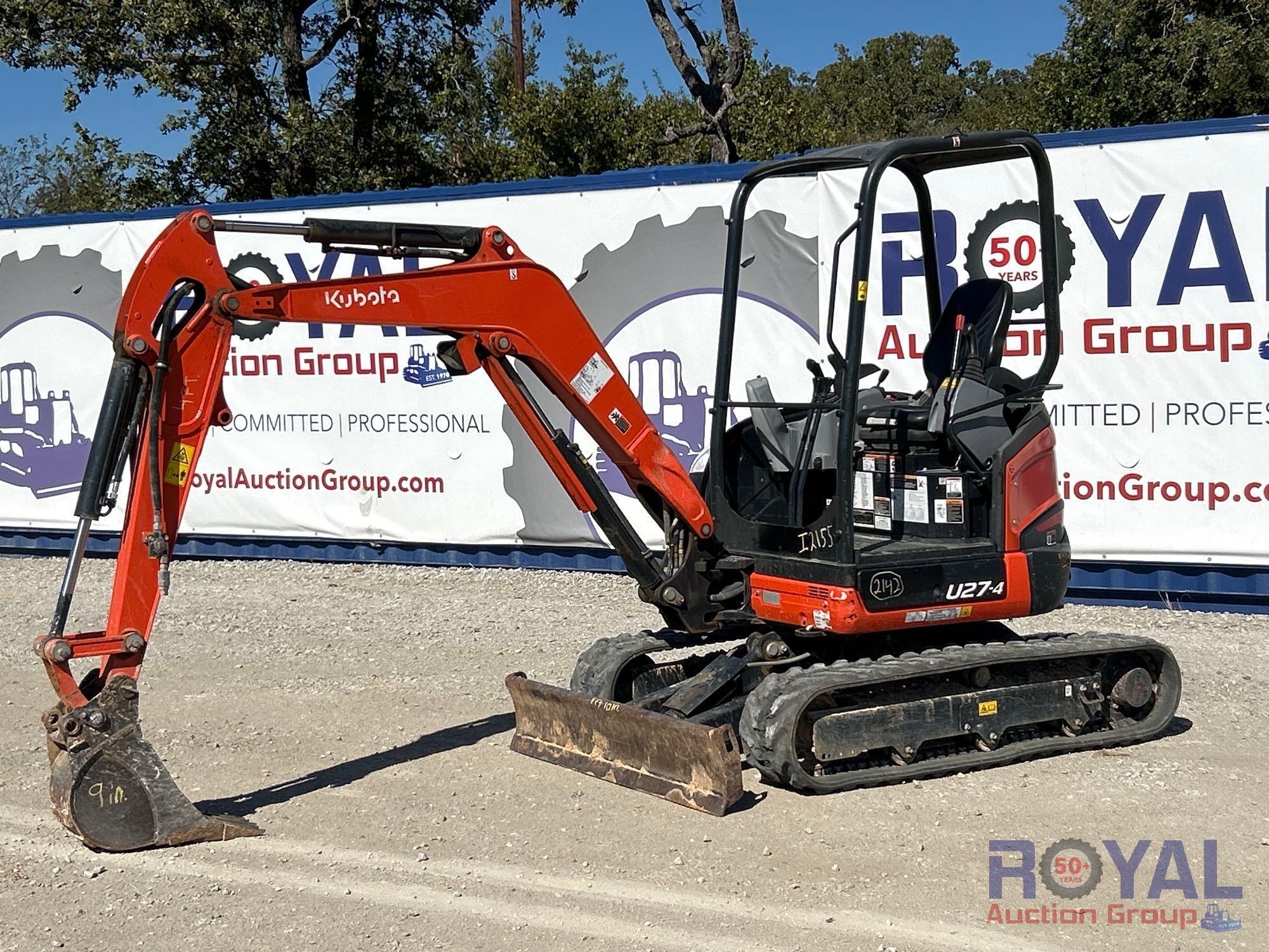 2023 Kubota U27-4 Mini Excavator (A55973)
