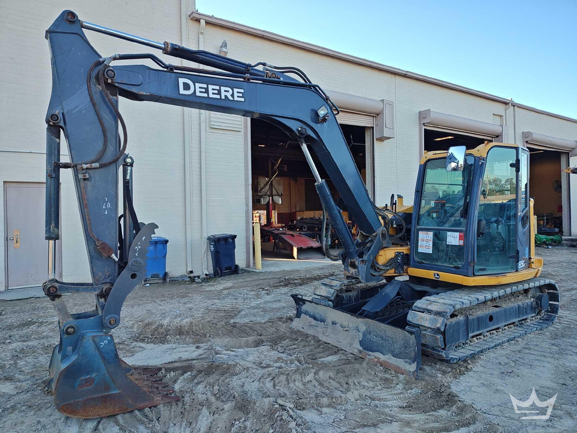 2019 John Deere 85G Midi Excavator (A55851)