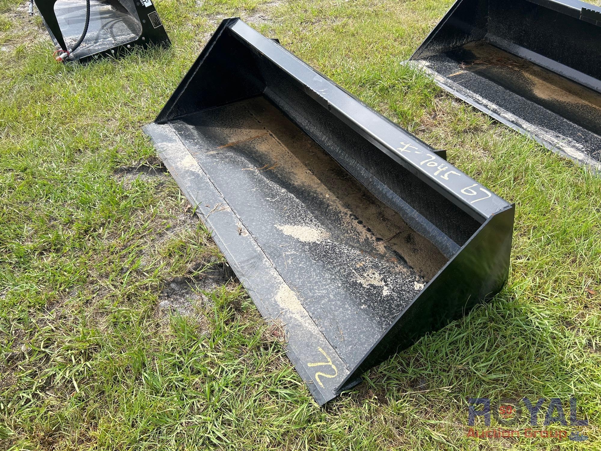 2025 Swict 72in Bucket Skid Steer Attachment (A51691)