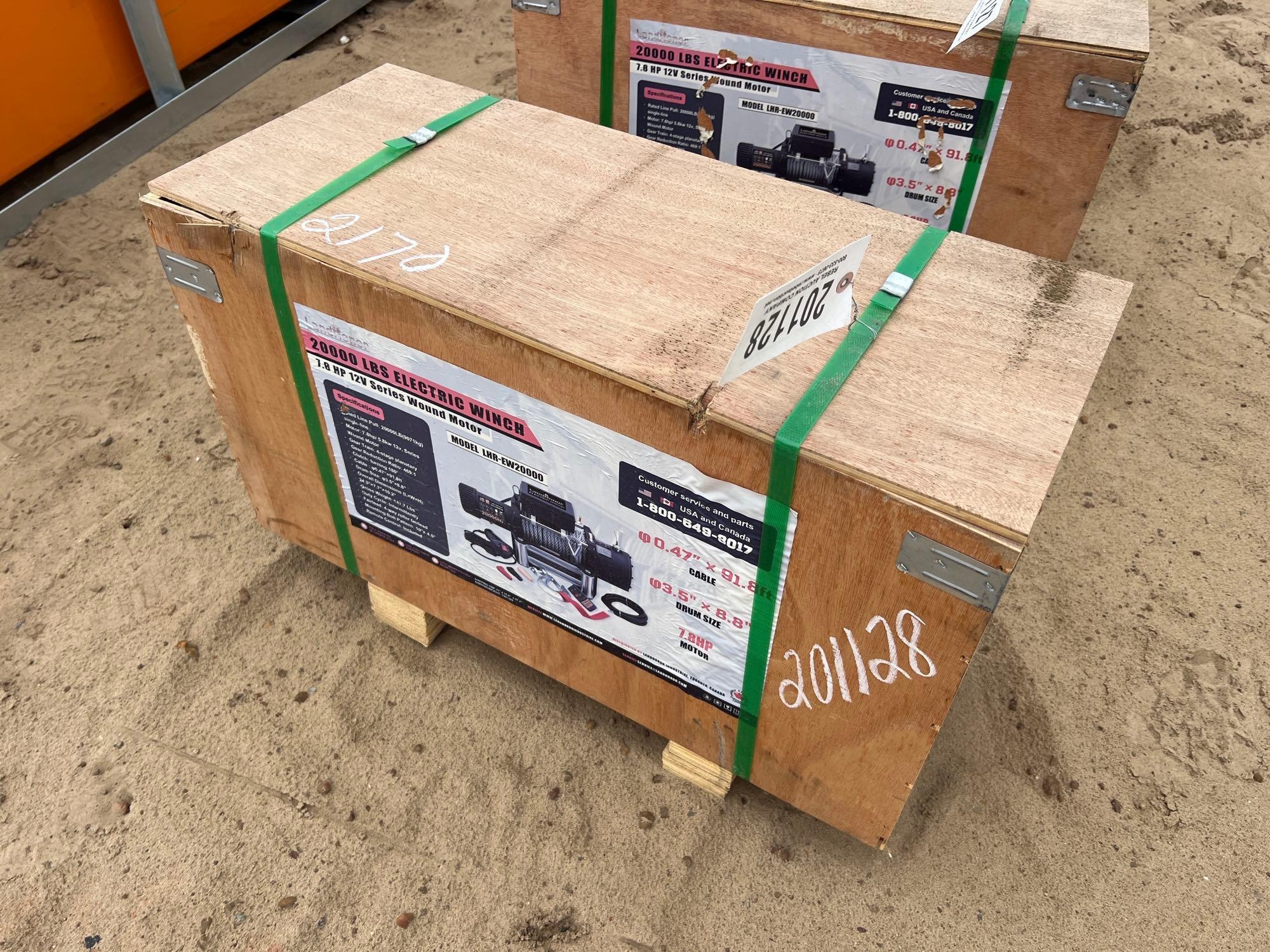 UNUSED LANDHONOR LHR-EW20000 ELECTRIC WINCH (A54757)