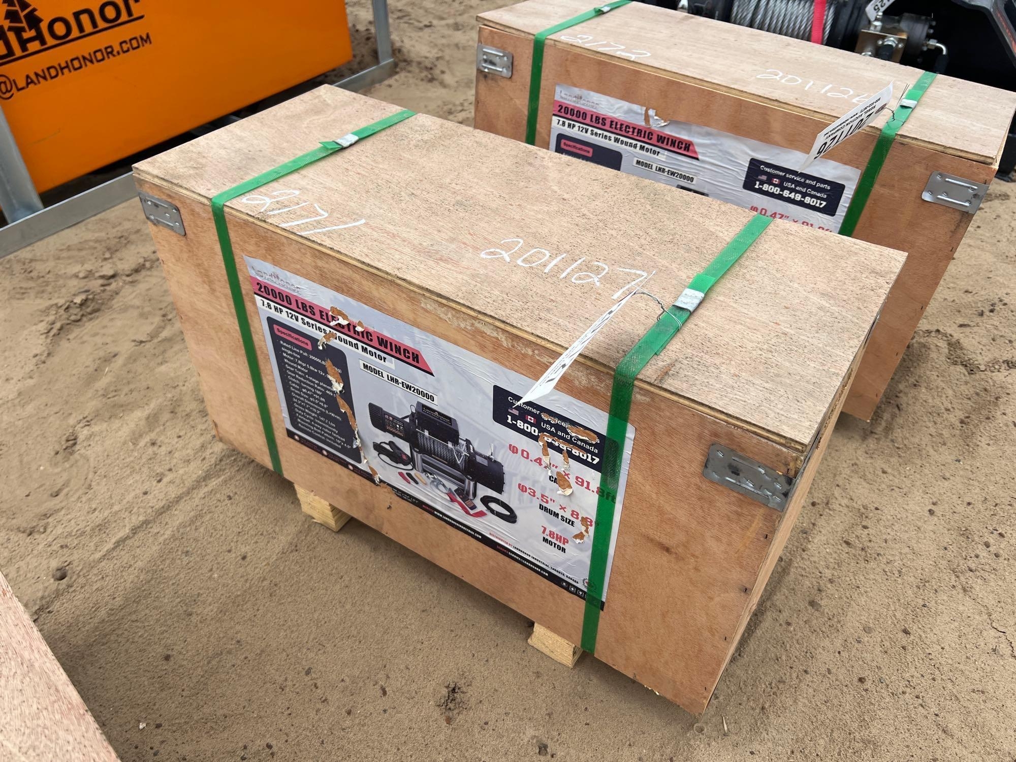 UNUSED LANDHONOR LHR-EW20000 ELECTRIC WINCH (A54757)