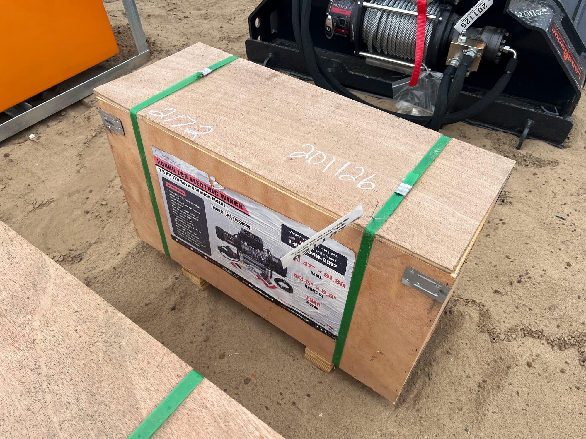 UNUSED LANDHONOR LHR-EW20000 ELECTRIC WINCH (A54757)