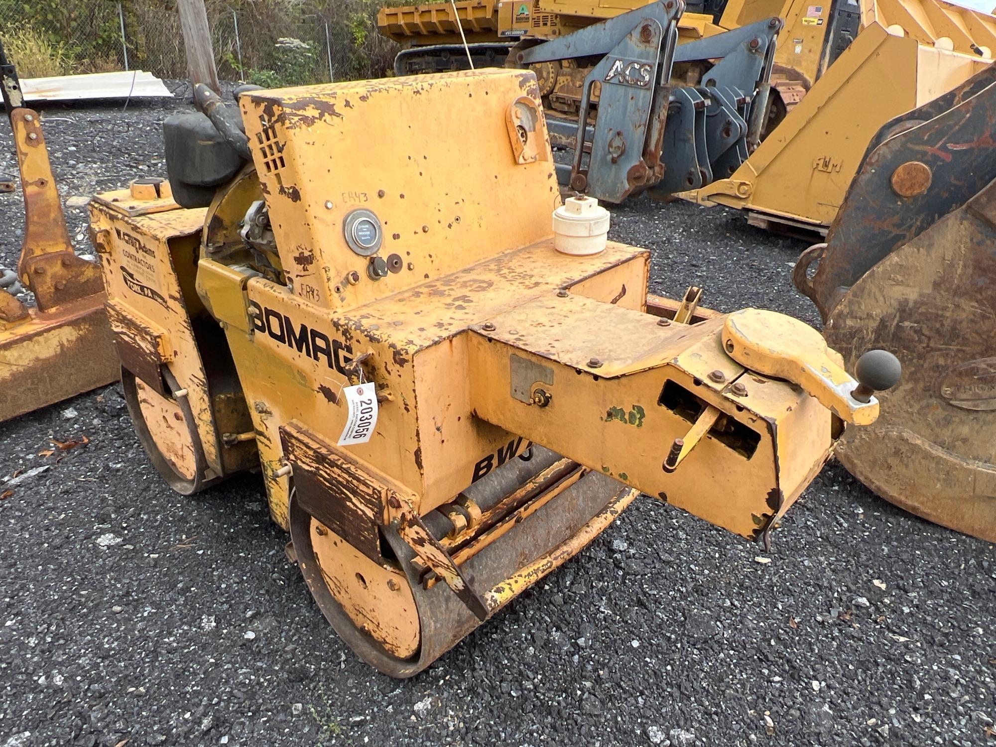 BOMAG BW75AD WALK BEHIND SMOOTH DBL DRUM ROLLER (A52707)