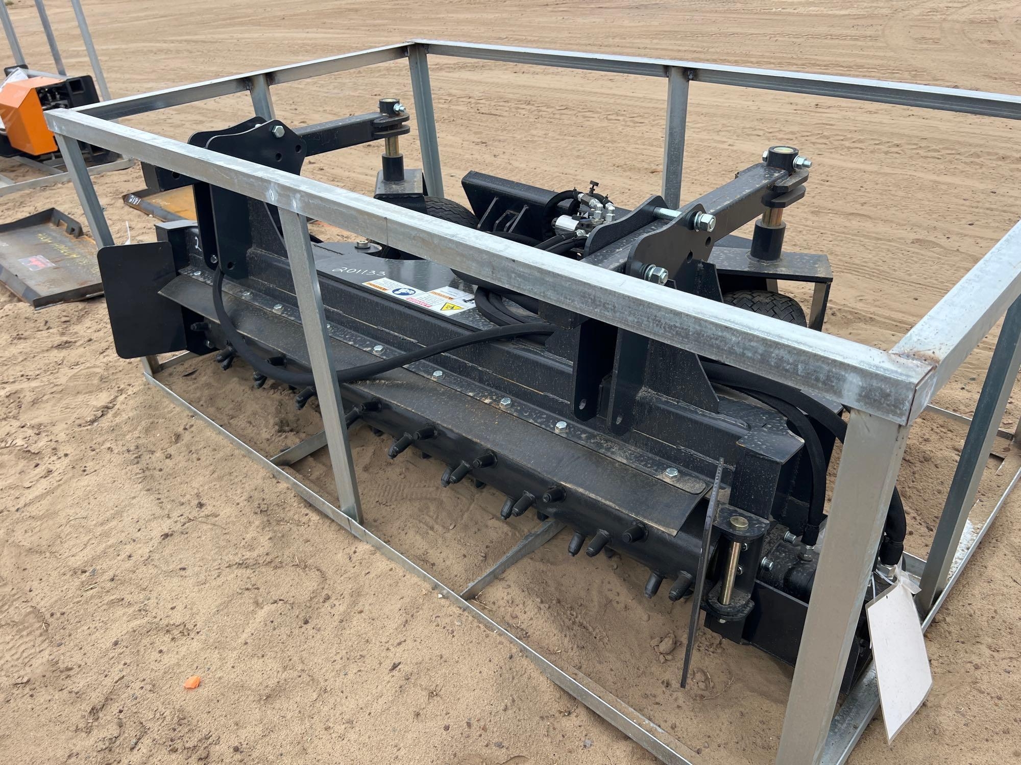 UNUSED LANDHONOR PR-12-72W 72" HARLEY POWER RAKE (A54757)