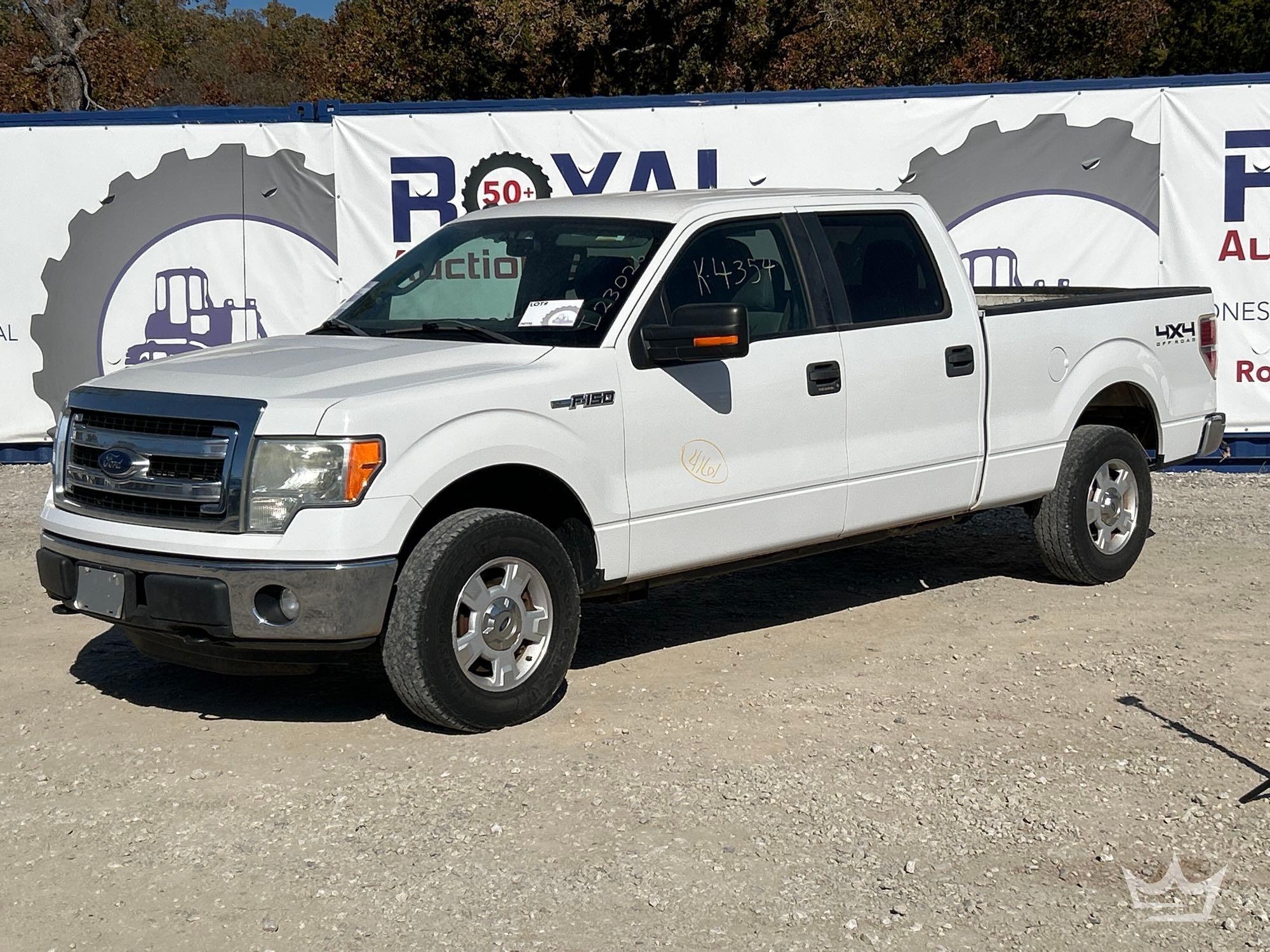 2014 Ford F-150 4x4 Crew Cab Pickup truck (A55973)