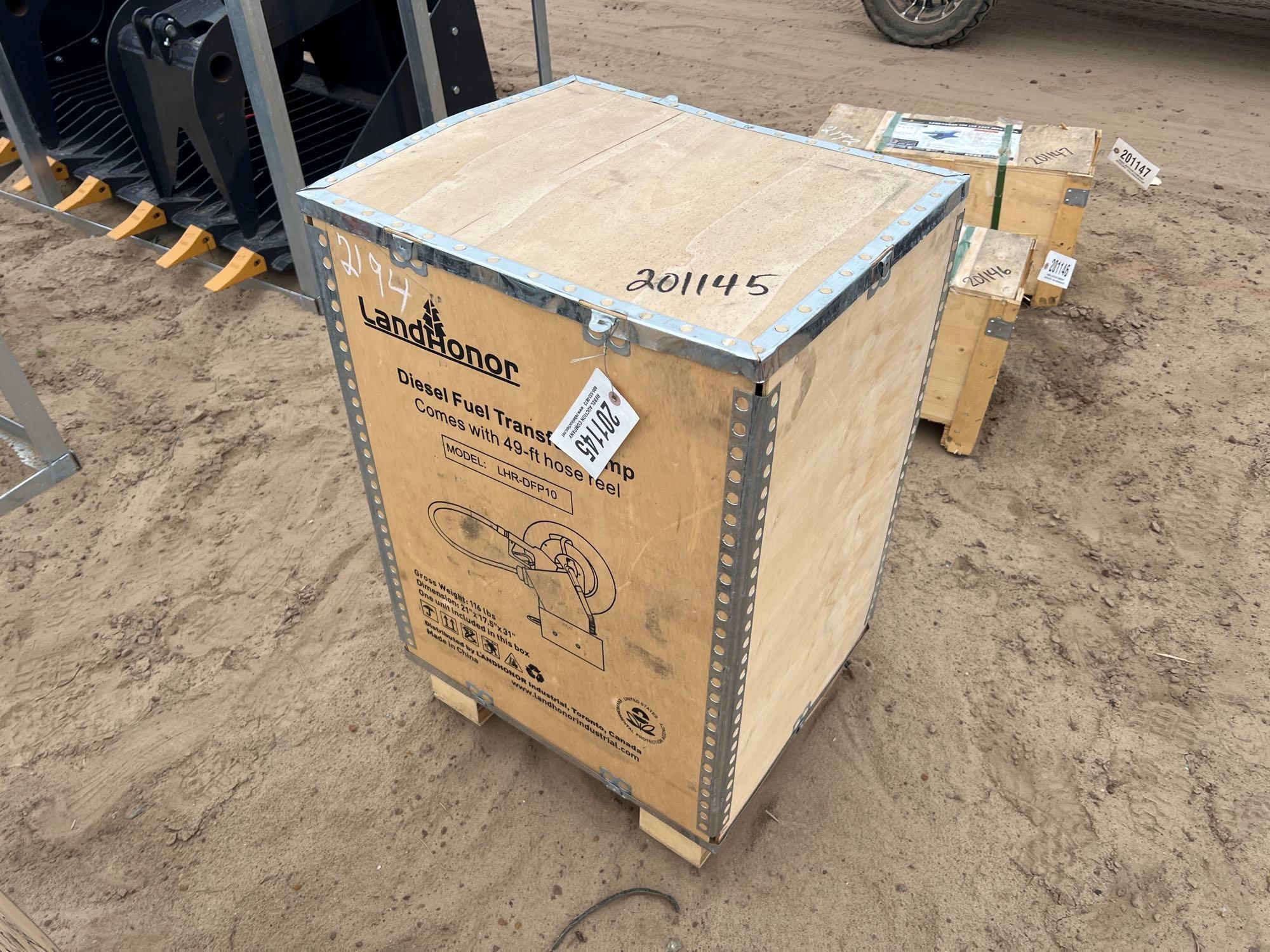 UNUSED LANDHONOR LHR-DFP10 DSL FUEL TRANSFER PUMP (A54757)
