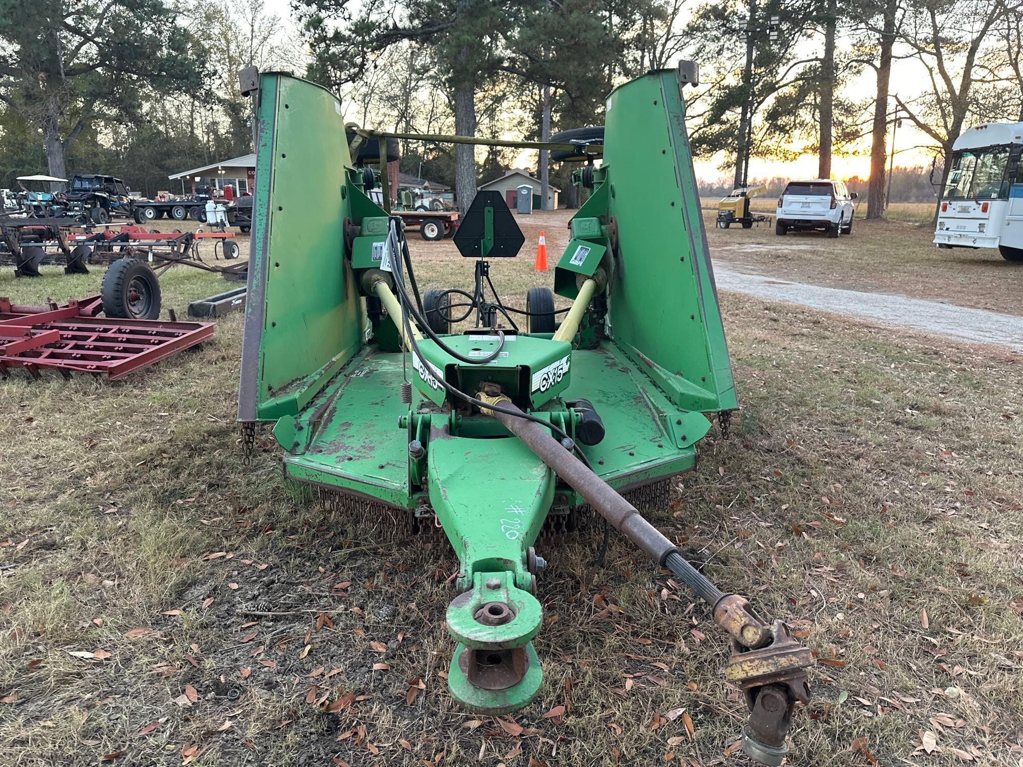 JOHN DEERE CX15 BATWING ROTARY CUTTER (A52708)