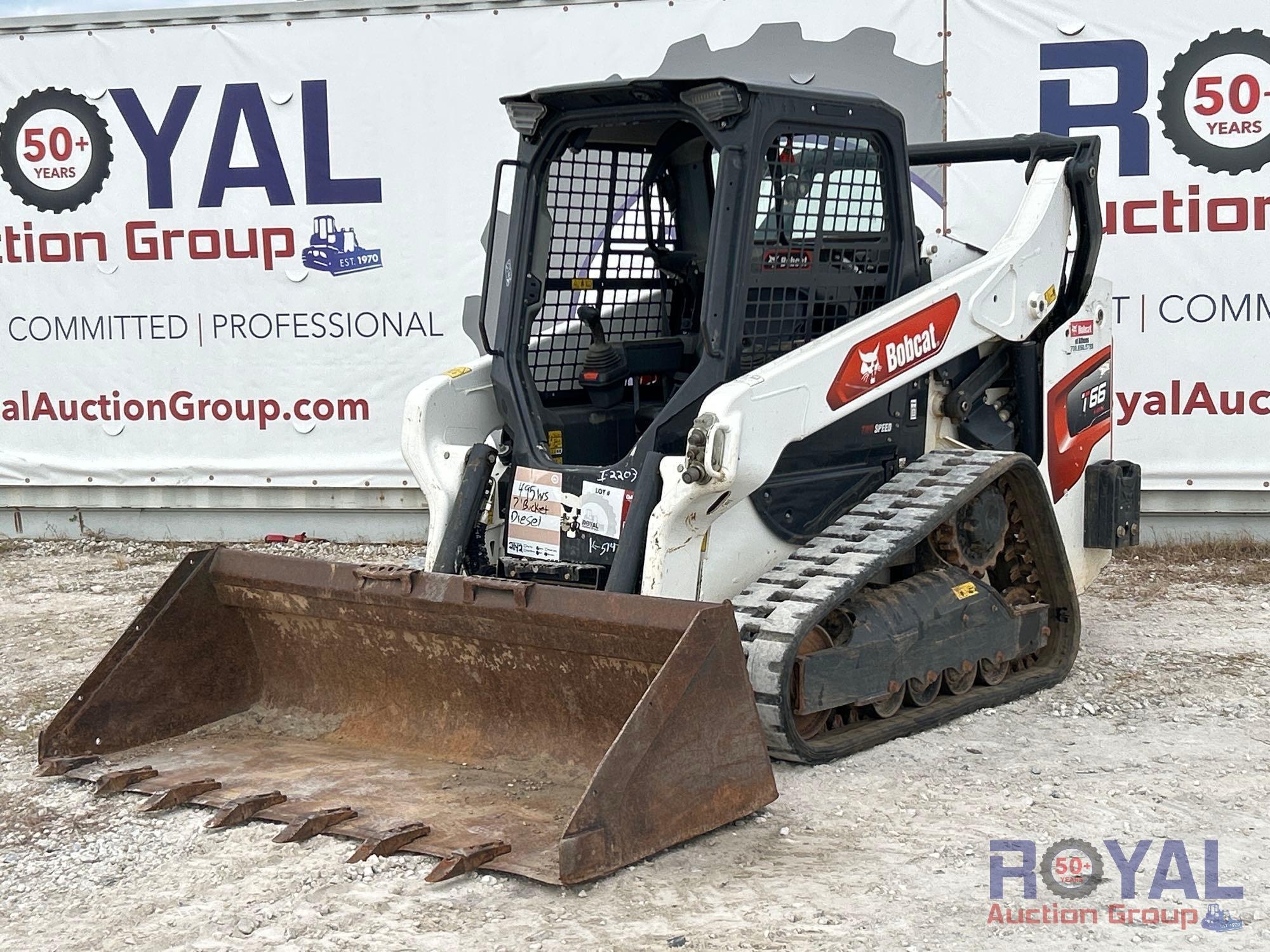 2023 Bobcat T66 Two Speed Compact Track Loader Skid Steer (A55851)