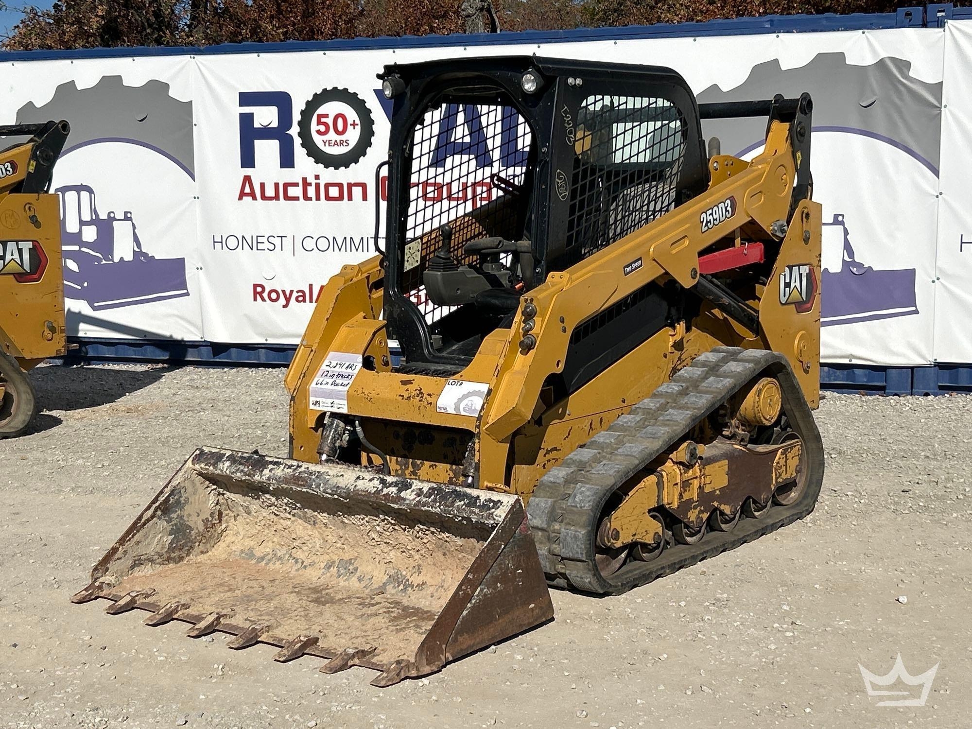 2020 Caterpillar 259D3 Compact Track Loader Skid Steer (A55973)