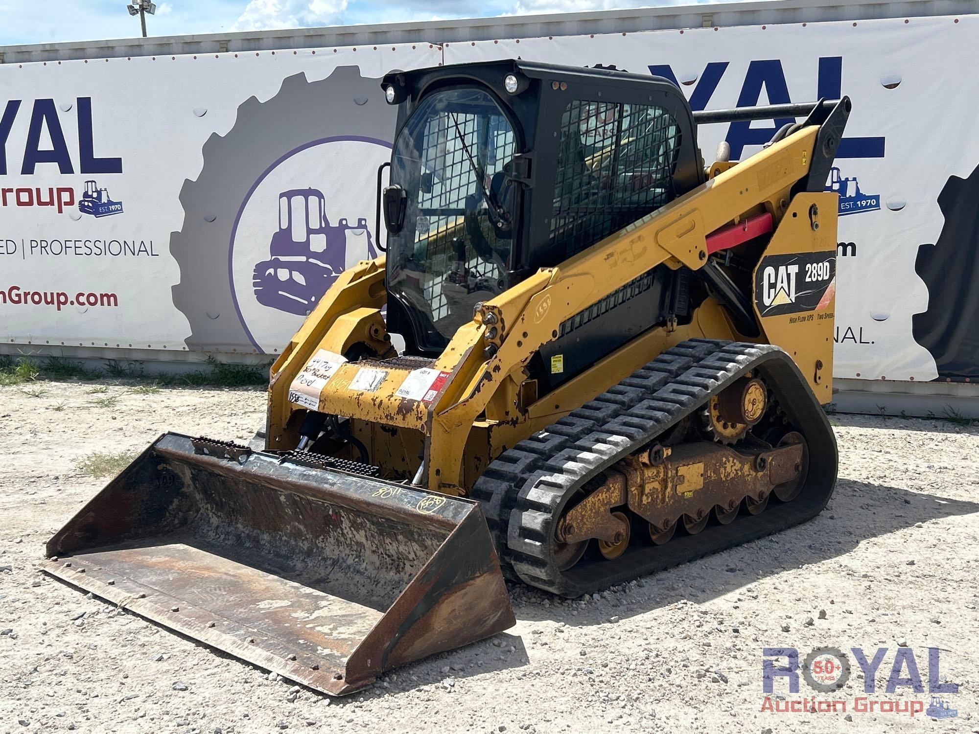 2014 Caterpillar 289D High Flow Compact Track Loader Skid Steer (A51691)