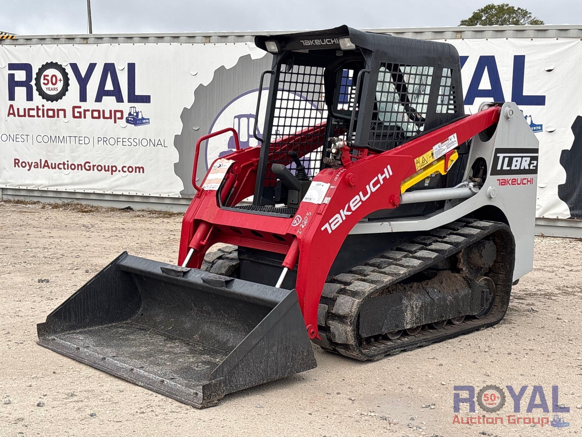2016 Takeuchi TL8R2 Two Speed Compact Track Loader Skid Steer (A55851)