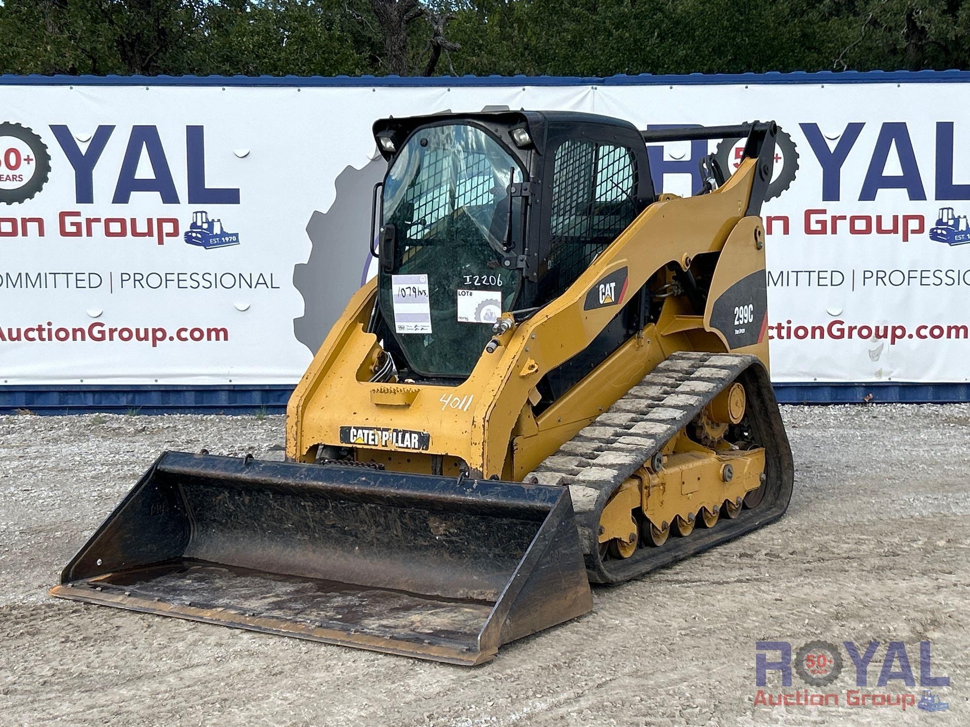 2011 Caterpillar 299C Two Speed Compact Track Loader Skid Steer (A52377)