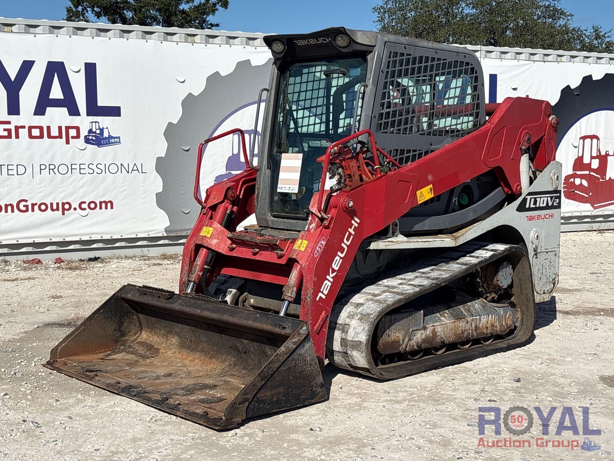 2016 Takeuchi TL10V2 Compact Track Loader Skid Steer (A55851)