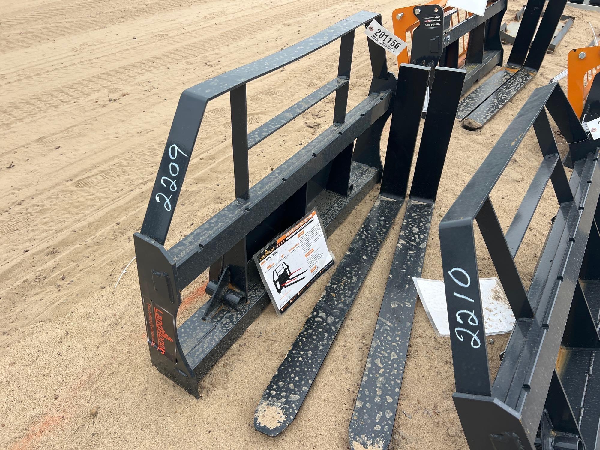 UNUSED LANDHONOR MPF-11-2000G PALLET FORKS FRAME (A54757)