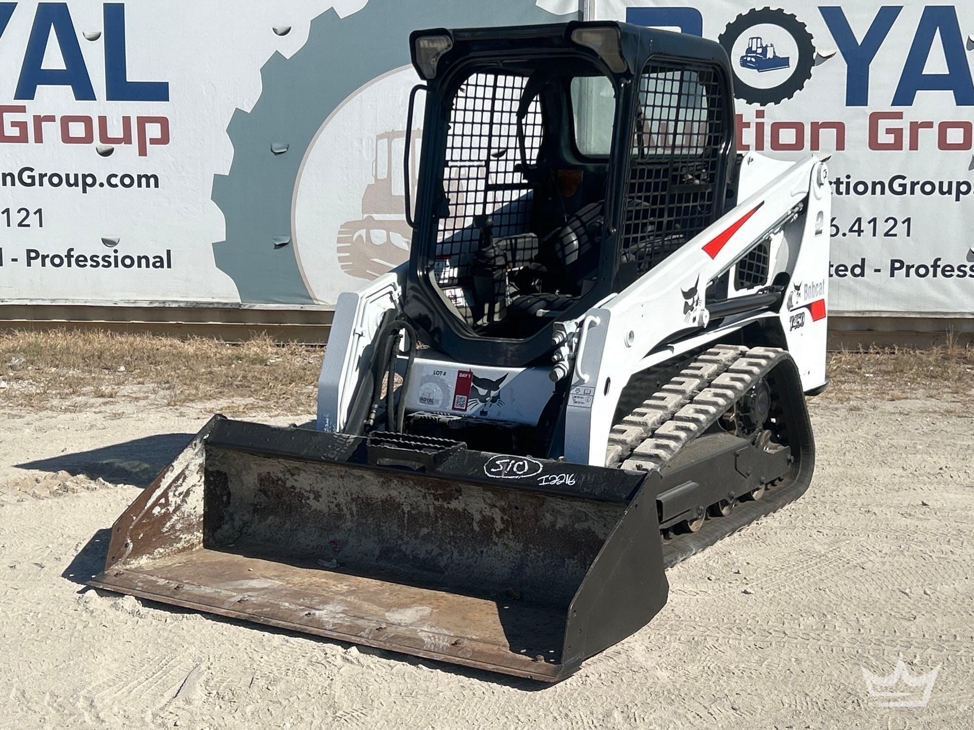2017 Bobcat T450 Compact Track Loader Skid Steer (A56857)