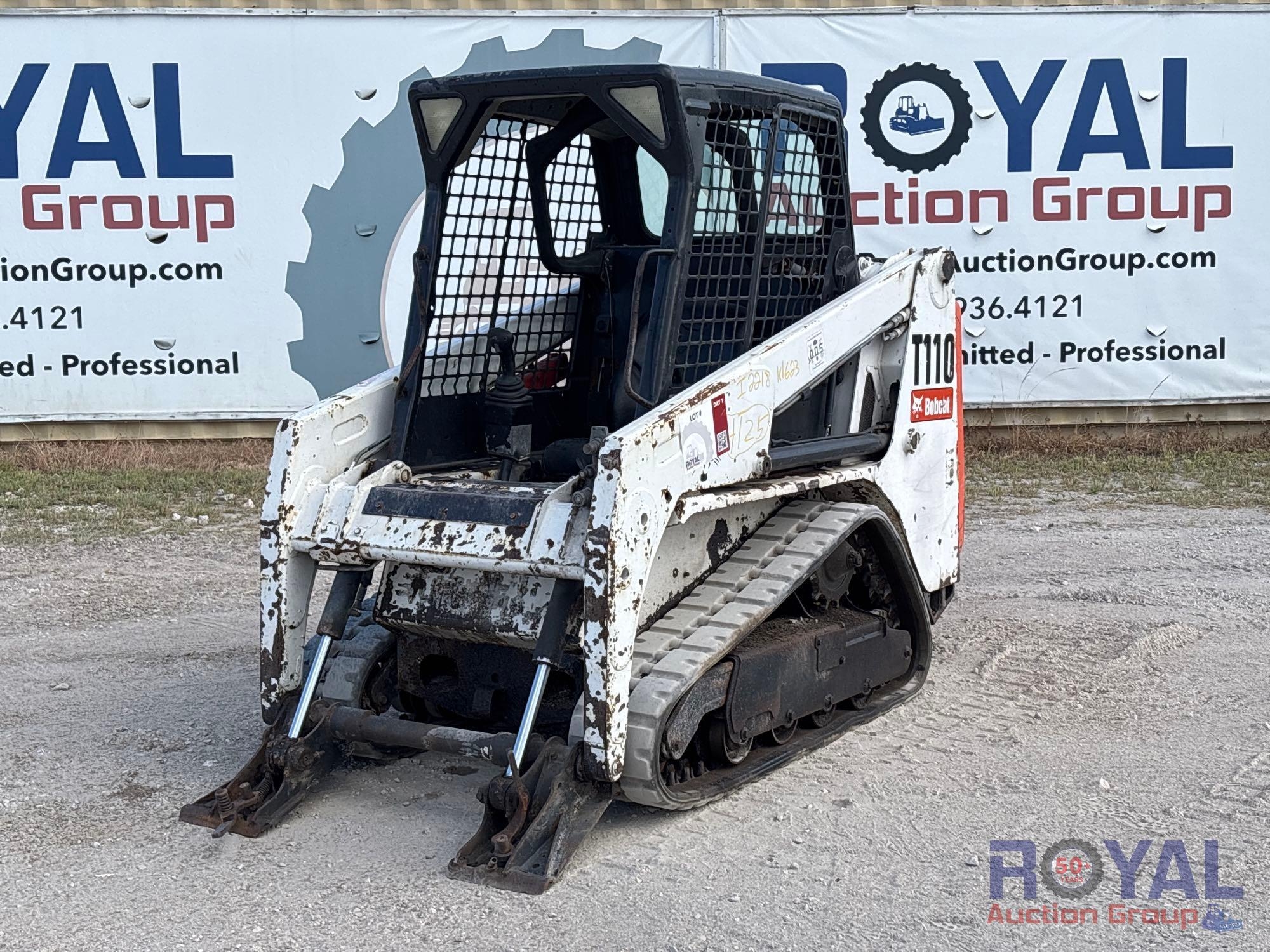 2012 Bobcat T110 Compact Track Loader Skid Steer (A55787)