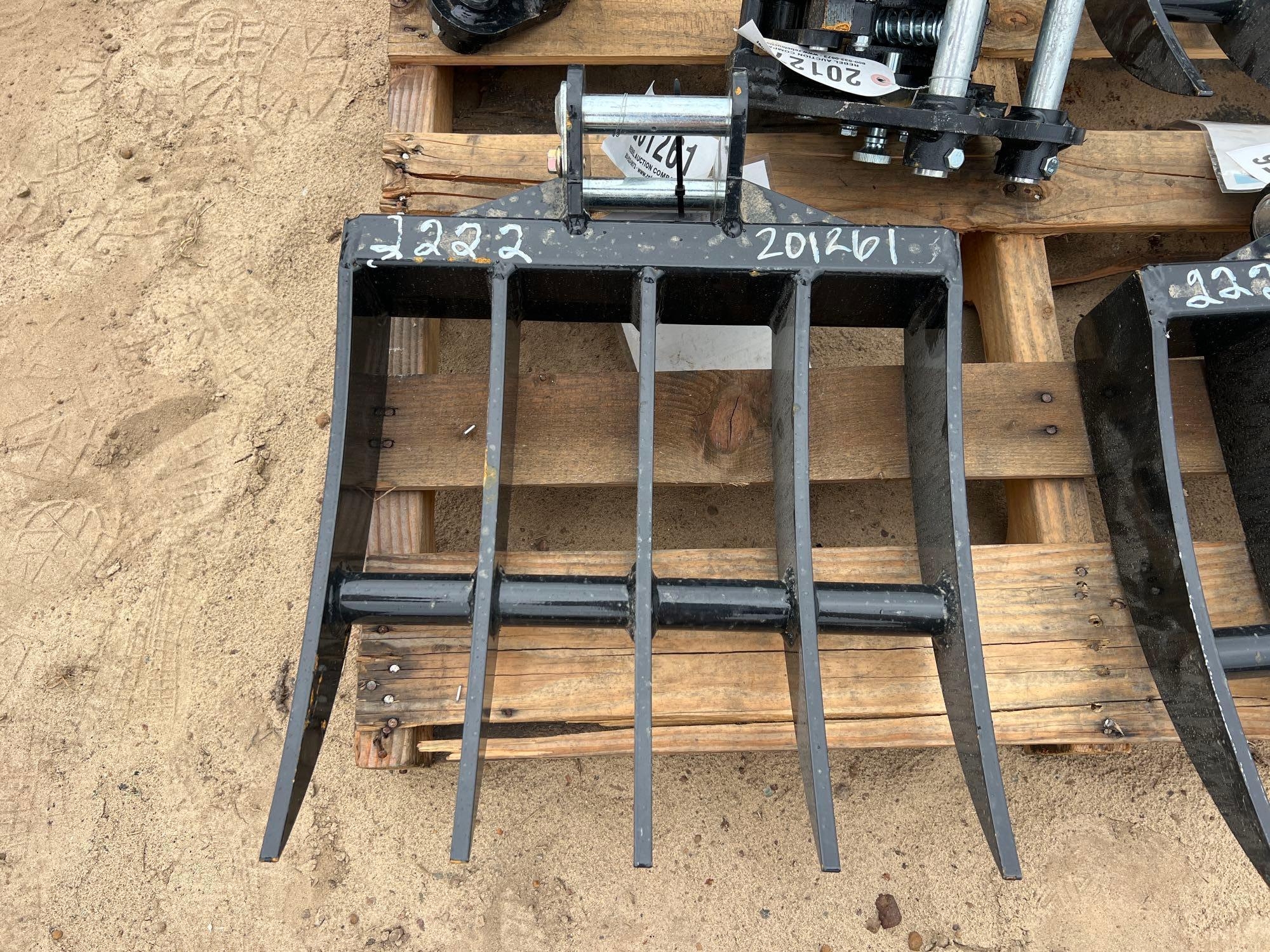 UNUSED IRANCH 16" EXCAVATOR RAKE (A54757)