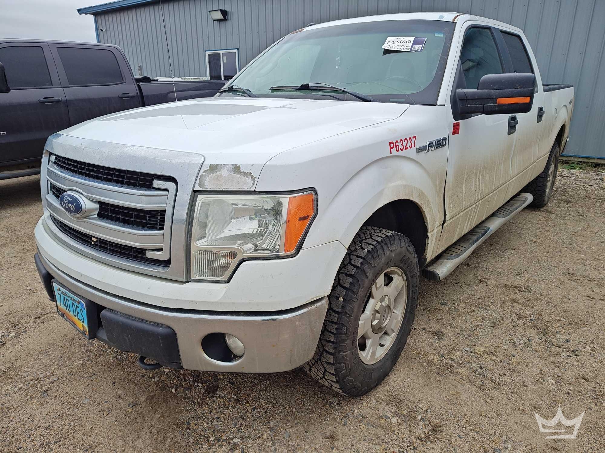 2014 Ford F-150 4x4 Crew Cab Pickup Truck (A55973)