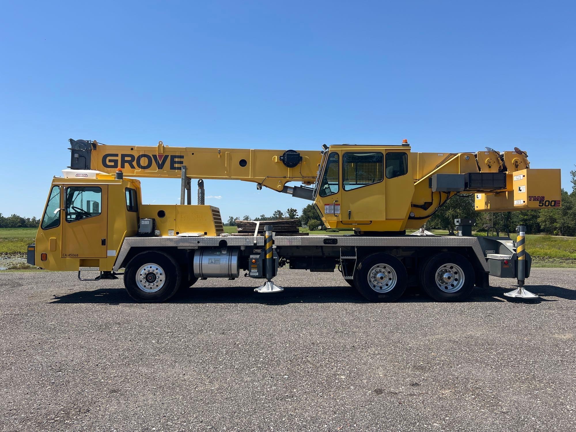 2003 GROVE TMS500E MOBILE TRUCK CRANE (A51406)