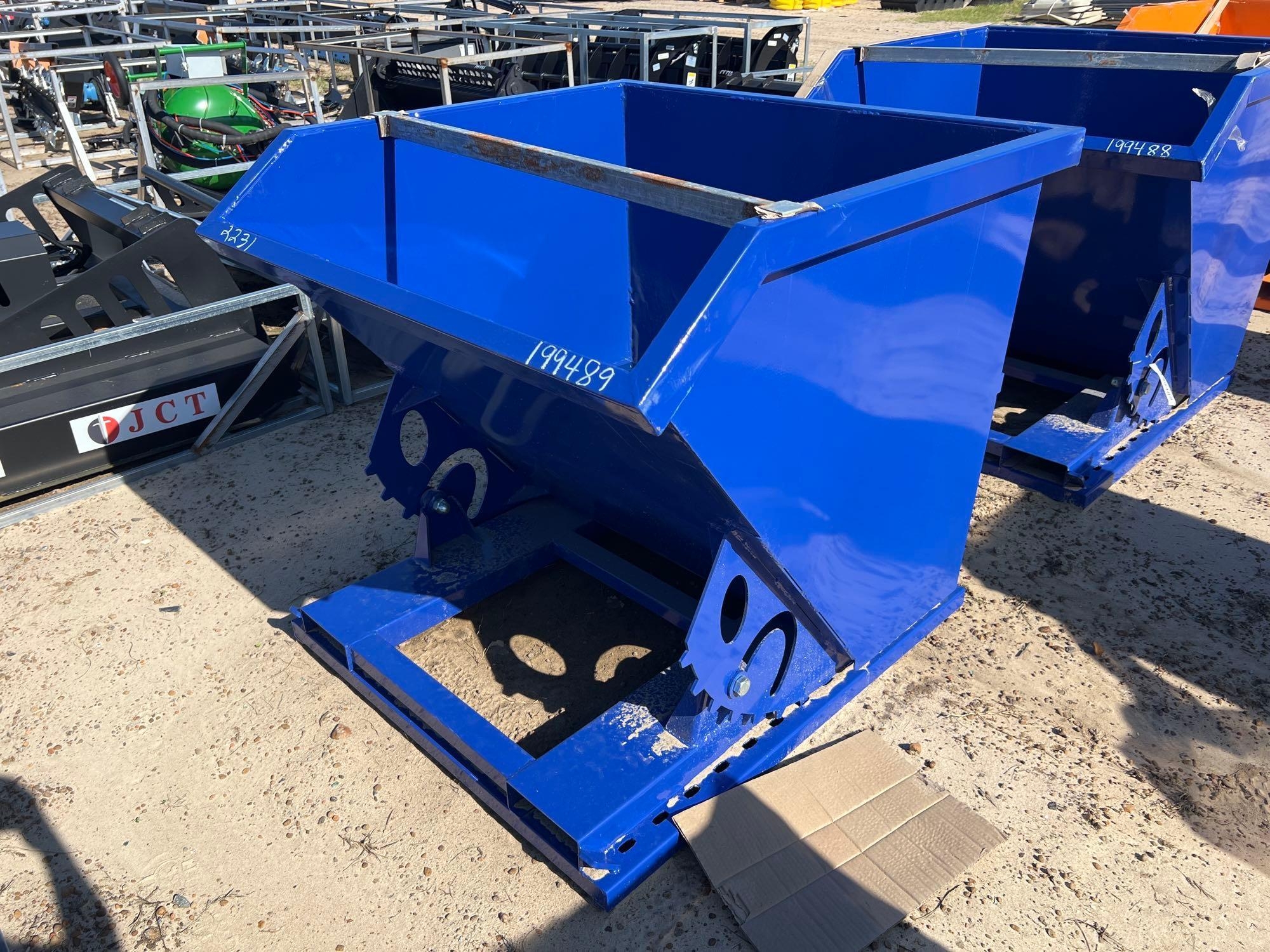 UNUSED GREAT BEAR 1.5CY SELF DUMPING HOPPER (A51248)