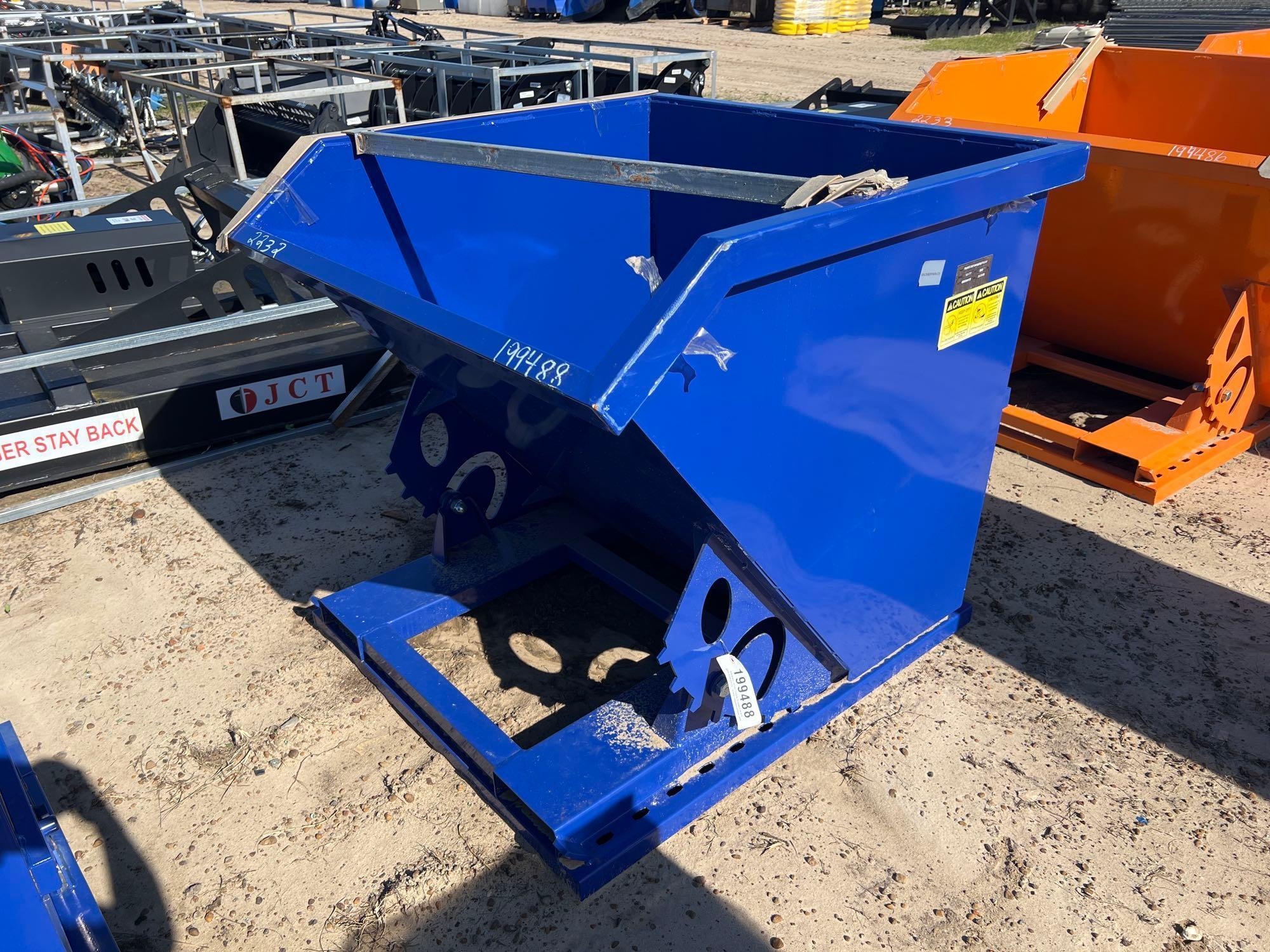 UNUSED GREAT BEAR 1.5CY SELF DUMPING HOPPER (A51248)