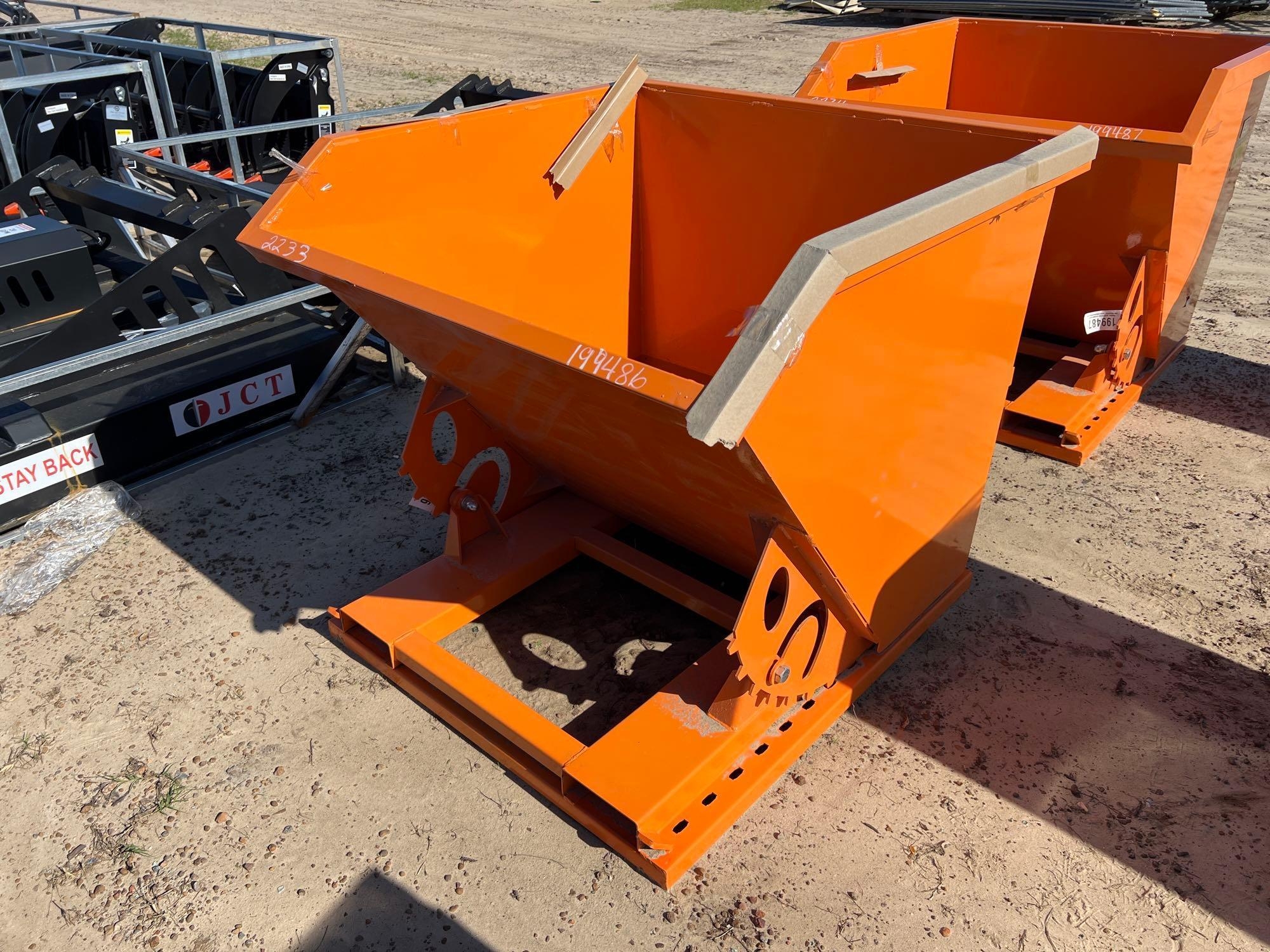 UNUSED GREAT BEAR 1.5CY SELF DUMPING HOPPER (A51248)