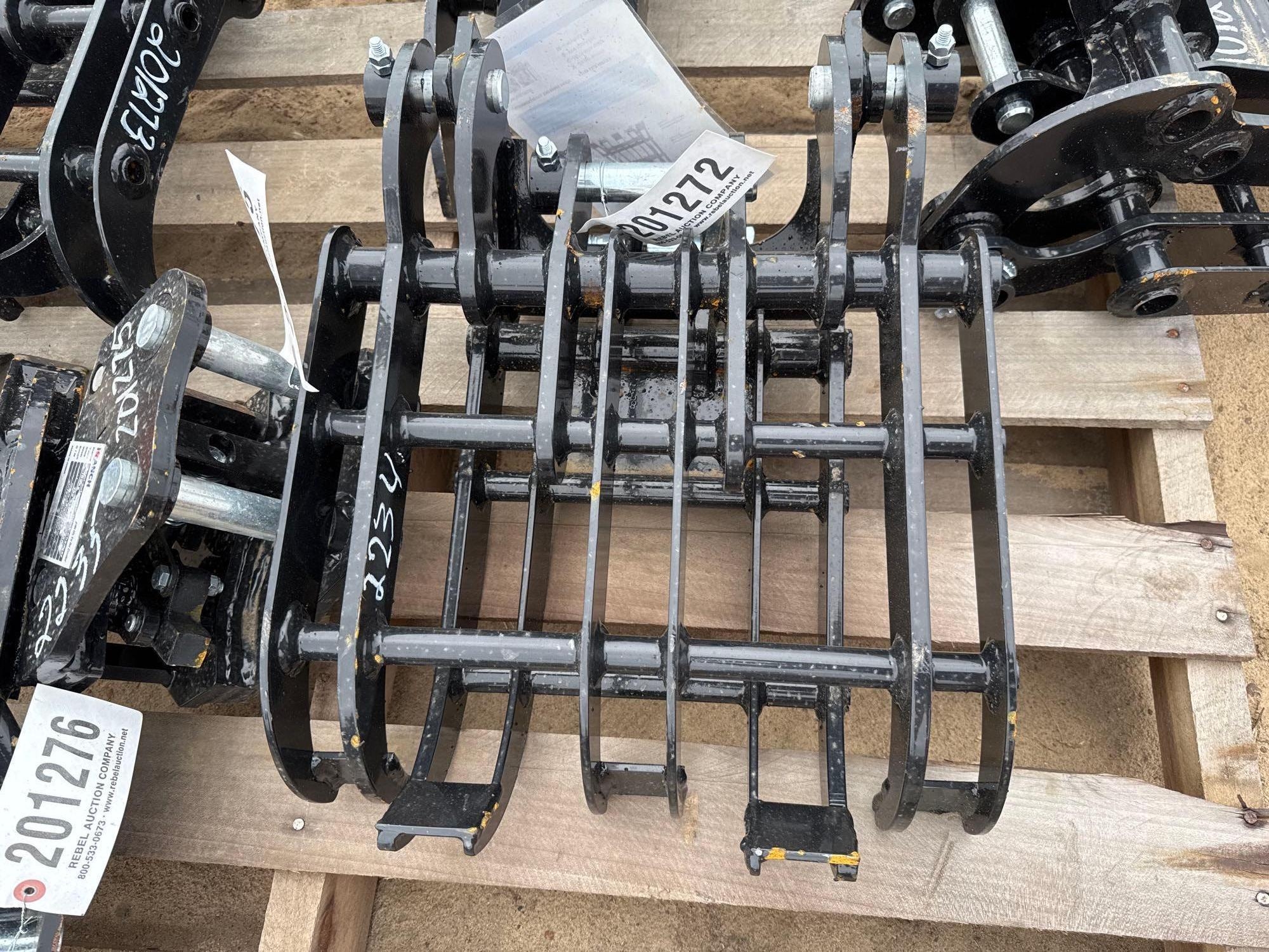 UNUSED IRANCH 16" EXCAVATOR WOOD GRAPPLE (A54757)