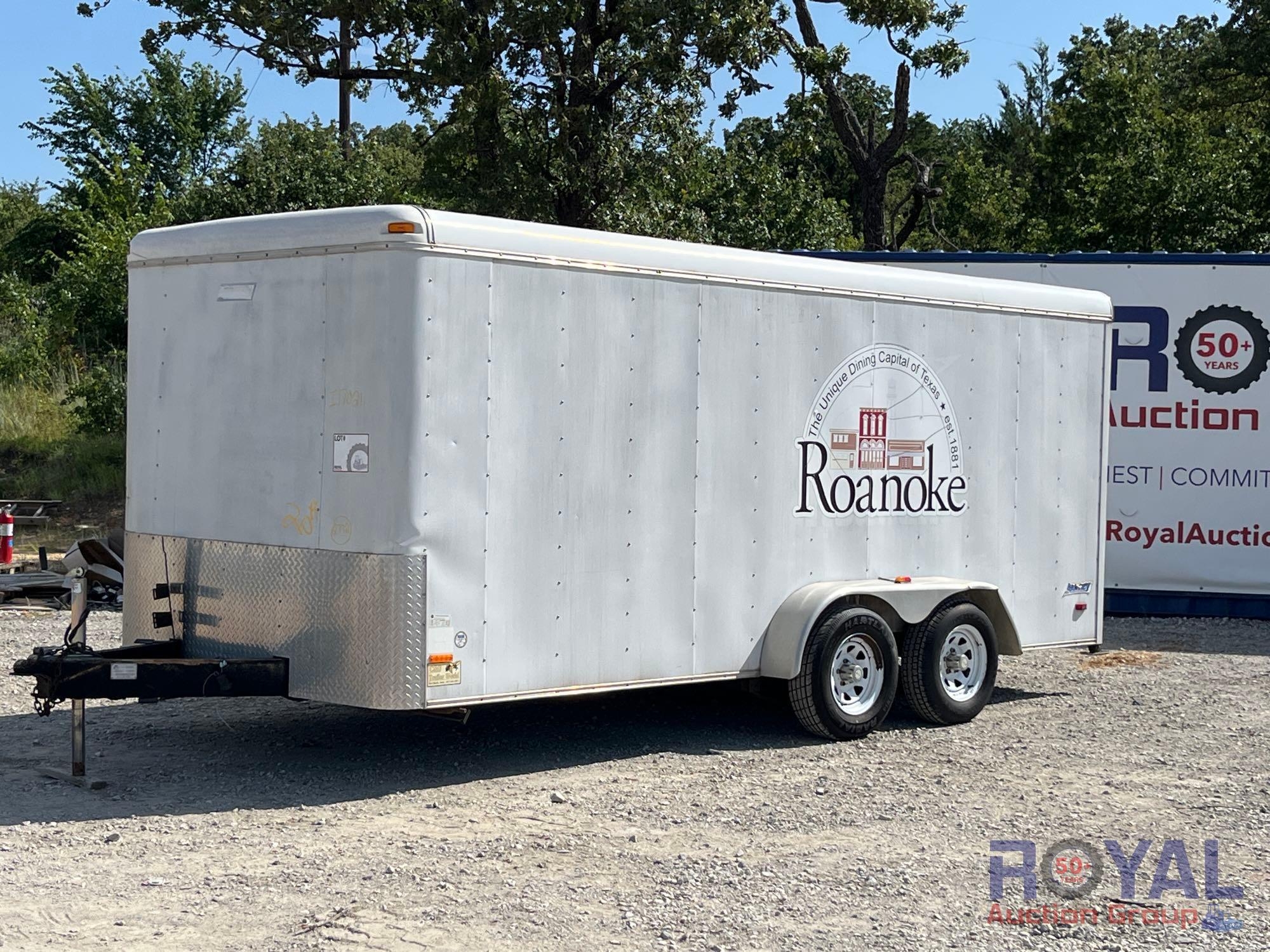 2007 Pace American JT716TA2 20ft T/A Enclosed Trailer (A49461)