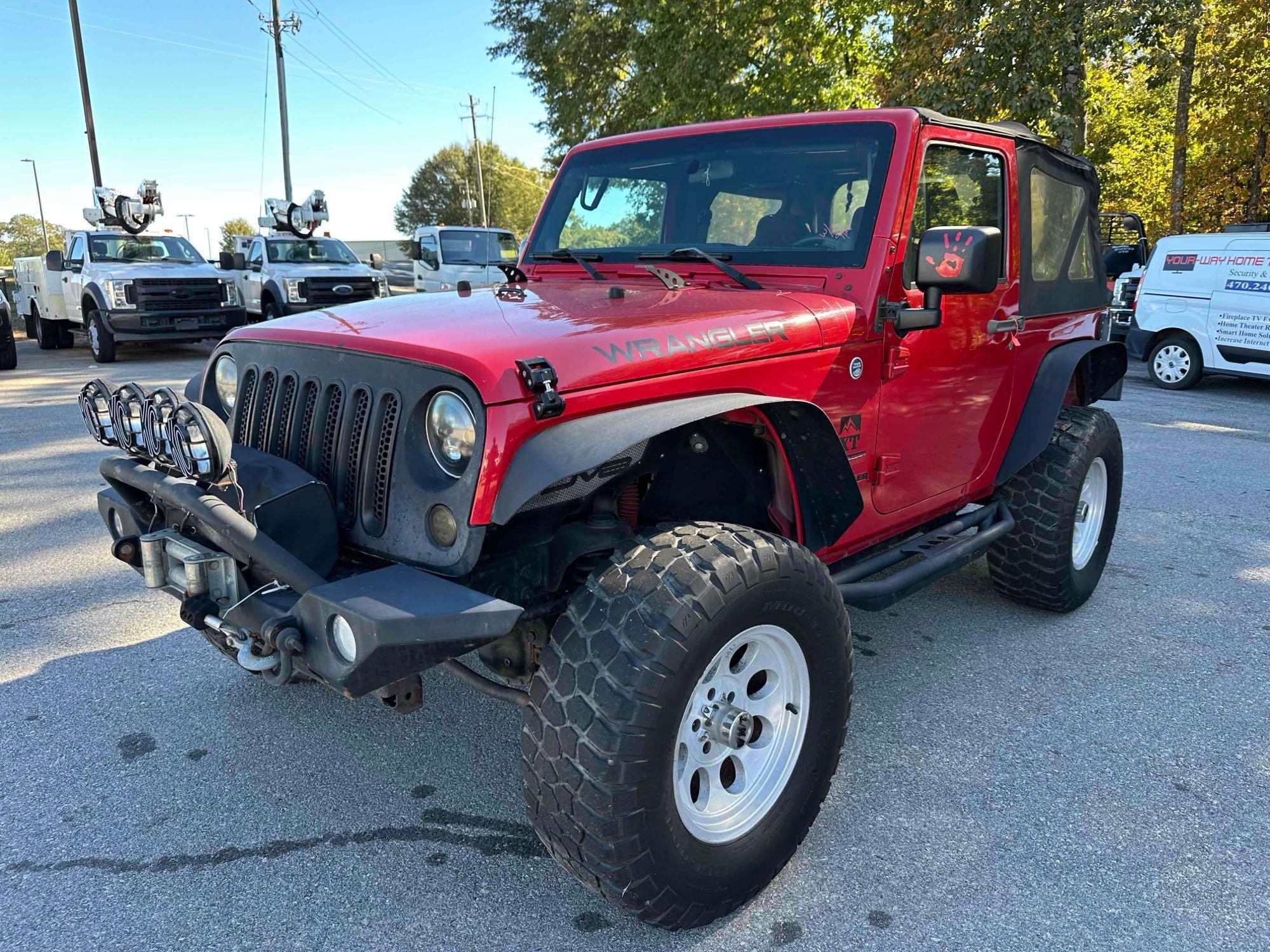 2014 Jeep Wrangler XT, VIN # 1C4AJWAG4EL290250 (A54865)