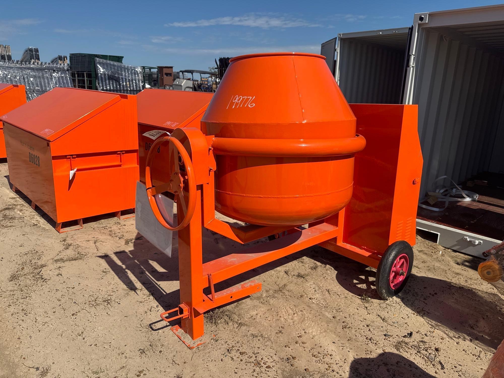 UNUSED HURRICANE G350 PORTABLE CEMENT MIXER (A51248)