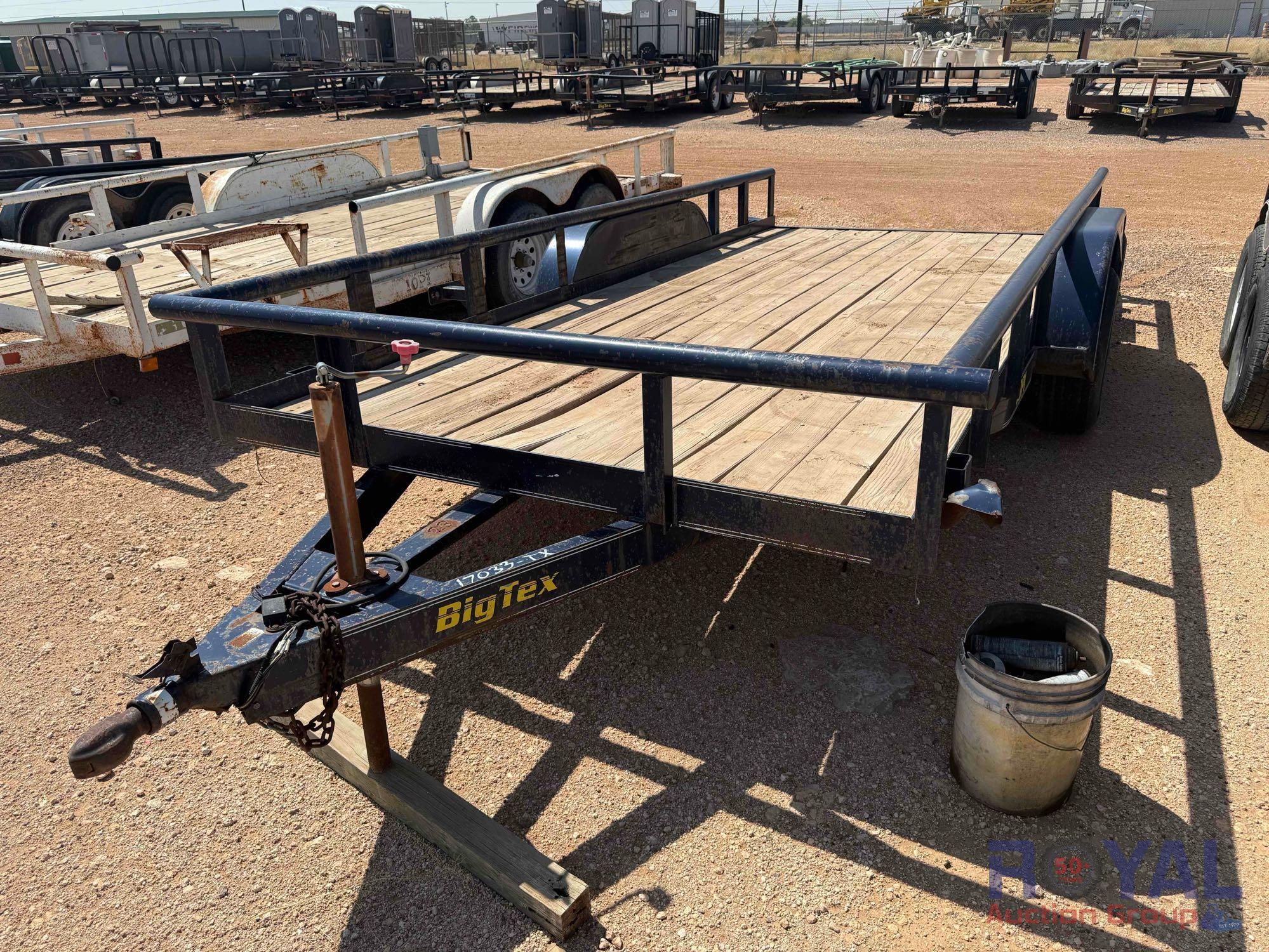 2005 Big Tex 10PI 16ft. T/A Pipe Top Utility Trailer (A45336)