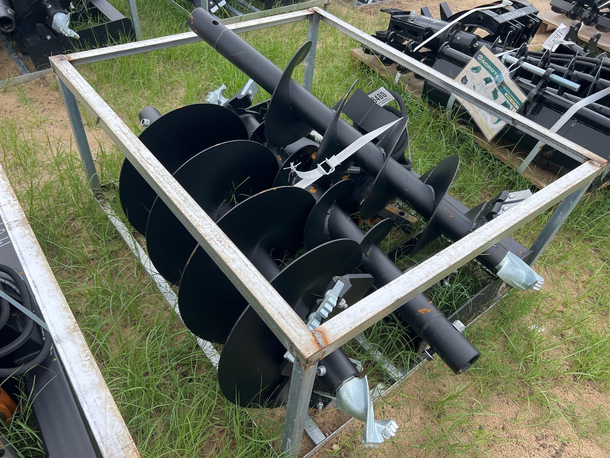 UNUSED JCT SKID STEER QUICK ATTACH AUGER SET (A51244)