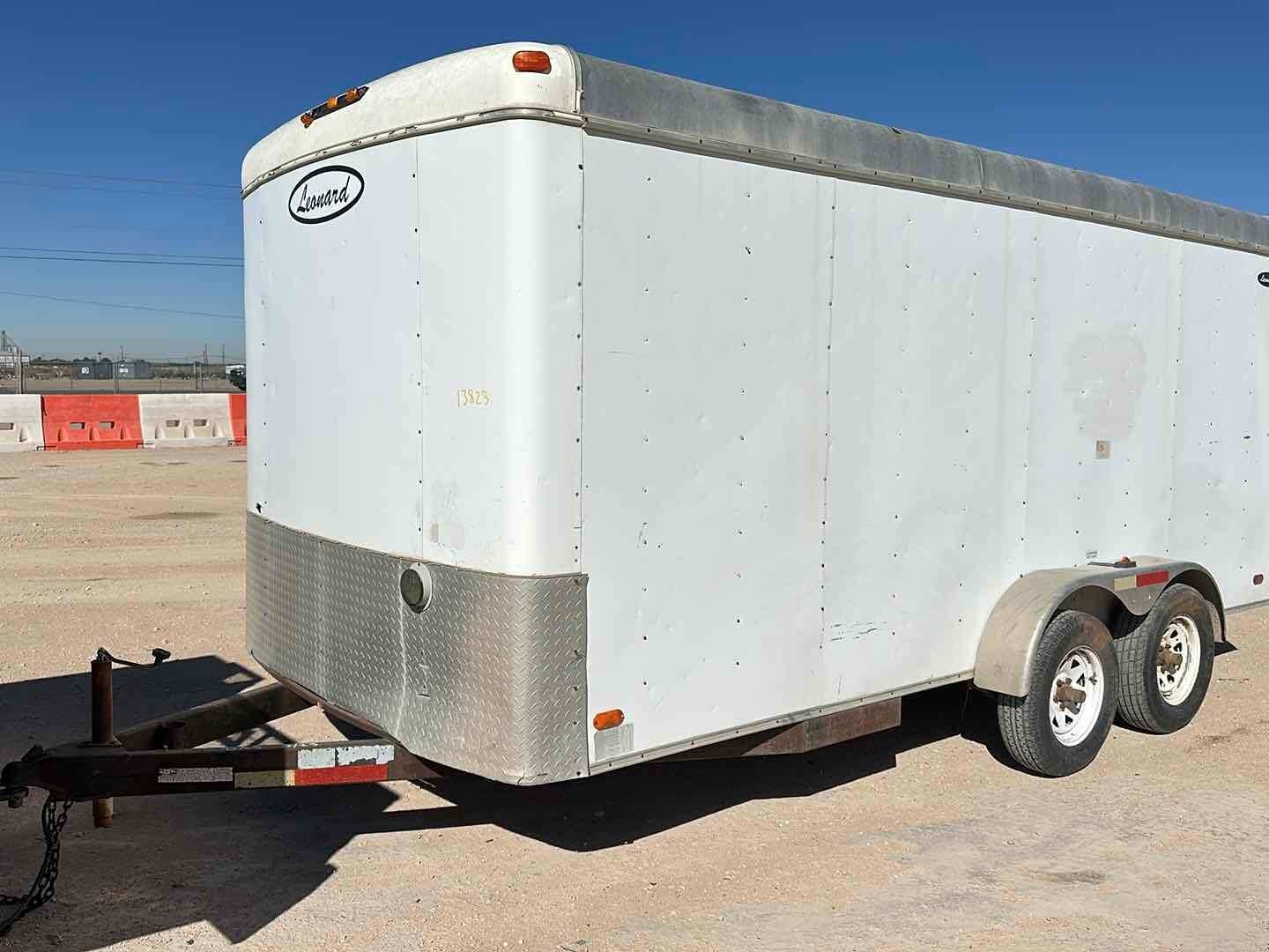 LEONARD 16 ENCLOSED TRAILER (A52472)