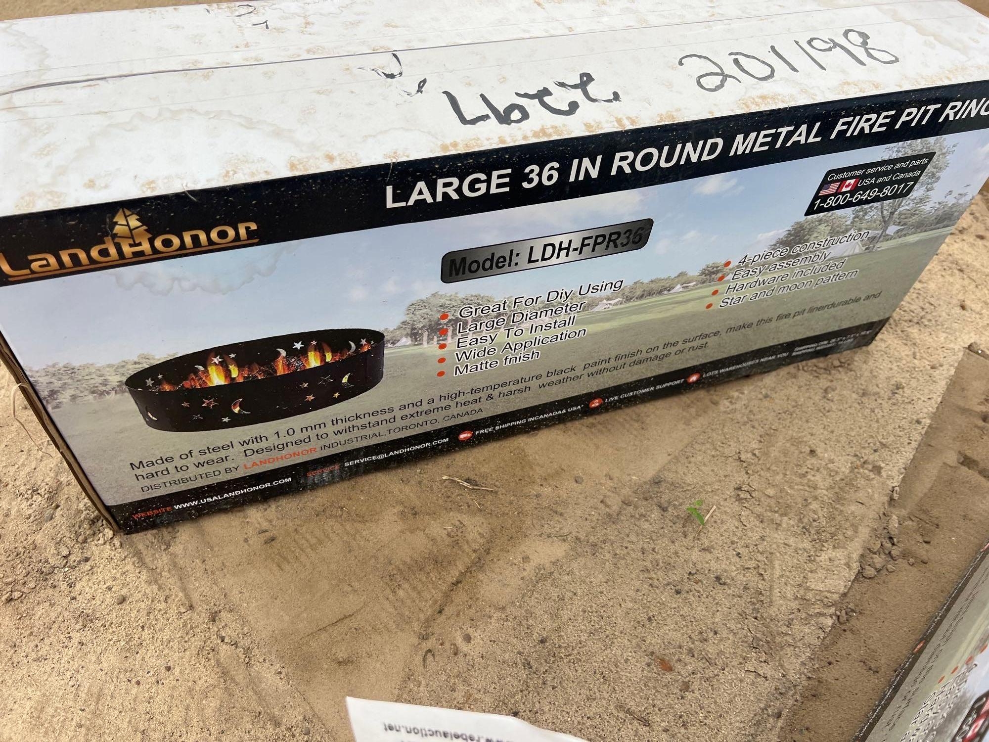UNUSED LANDHONOR LDH-FPR36 - 36" FIRE PIT RING (A54757)