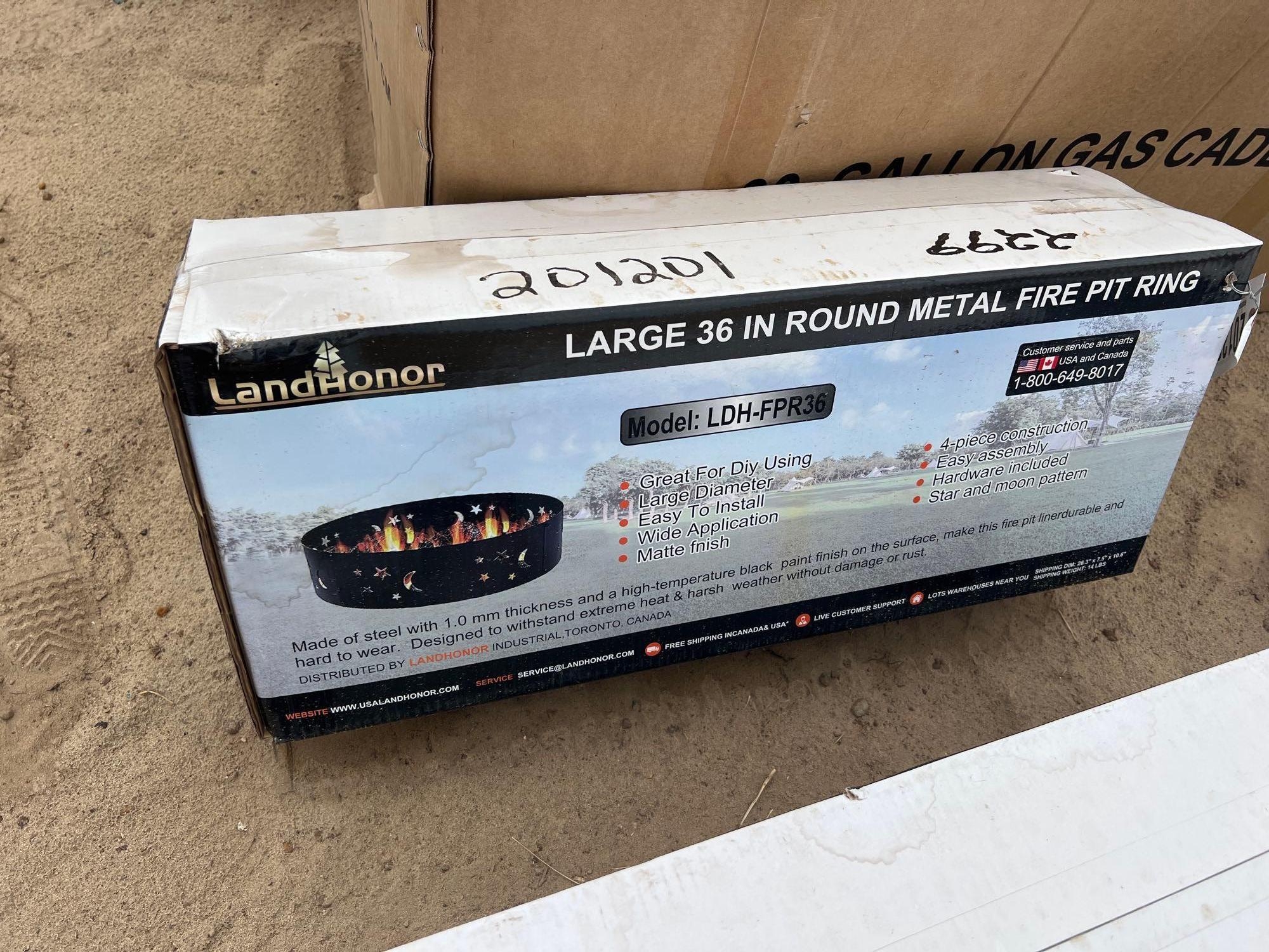UNUSED LANDHONOR LDH-FPR36 - 36" FIRE PIT RING (A54757)
