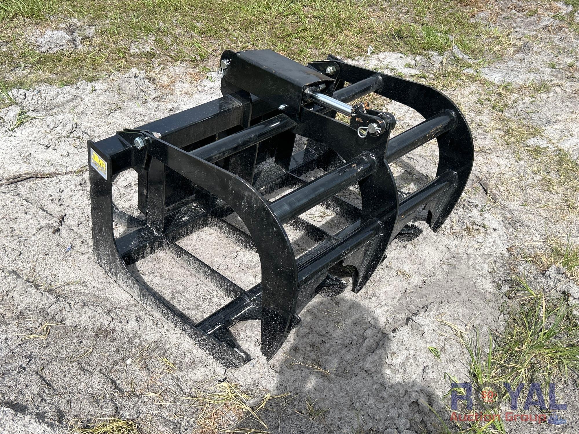 2025 KMR 40in Single Cylinder Grapple Skid Steer Attachment (A51691)