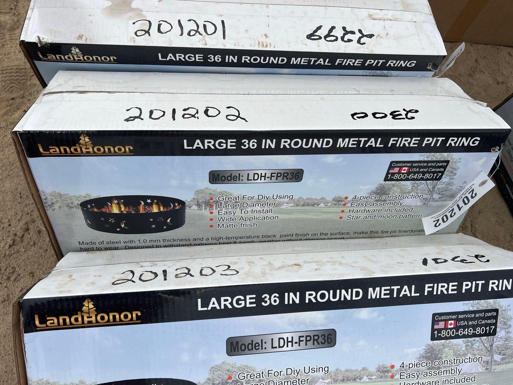 UNUSED LANDHONOR LDH-FPR36 - 36" FIRE PIT RING (A54757)