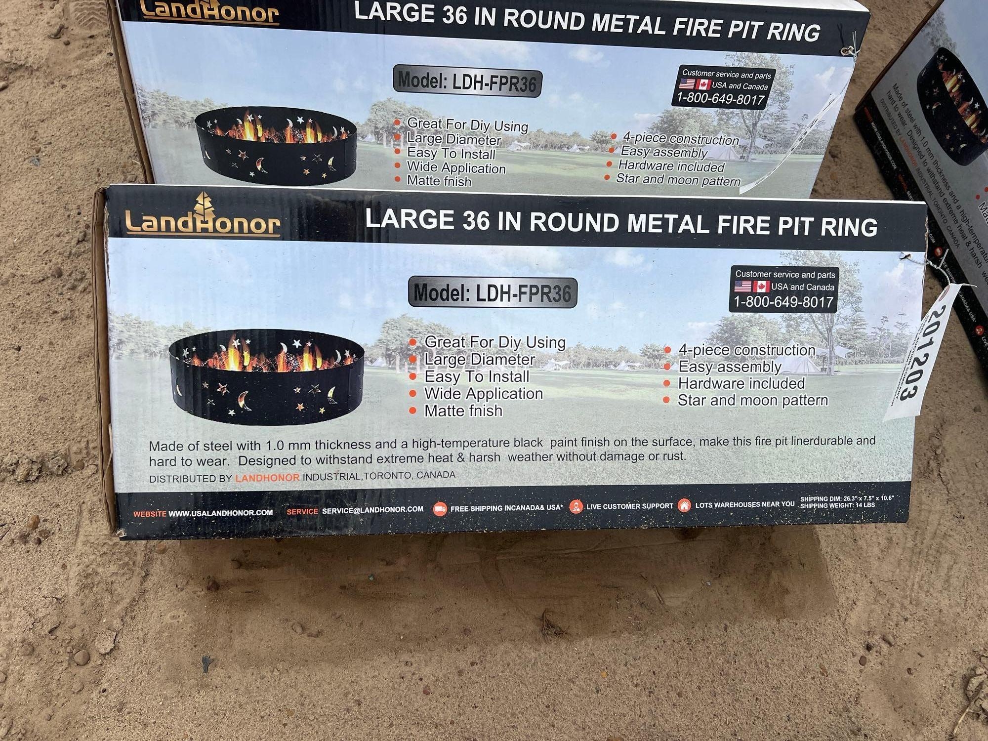 UNUSED LANDHONOR LDH-FPR36 - 36" FIRE PIT RING (A54757)
