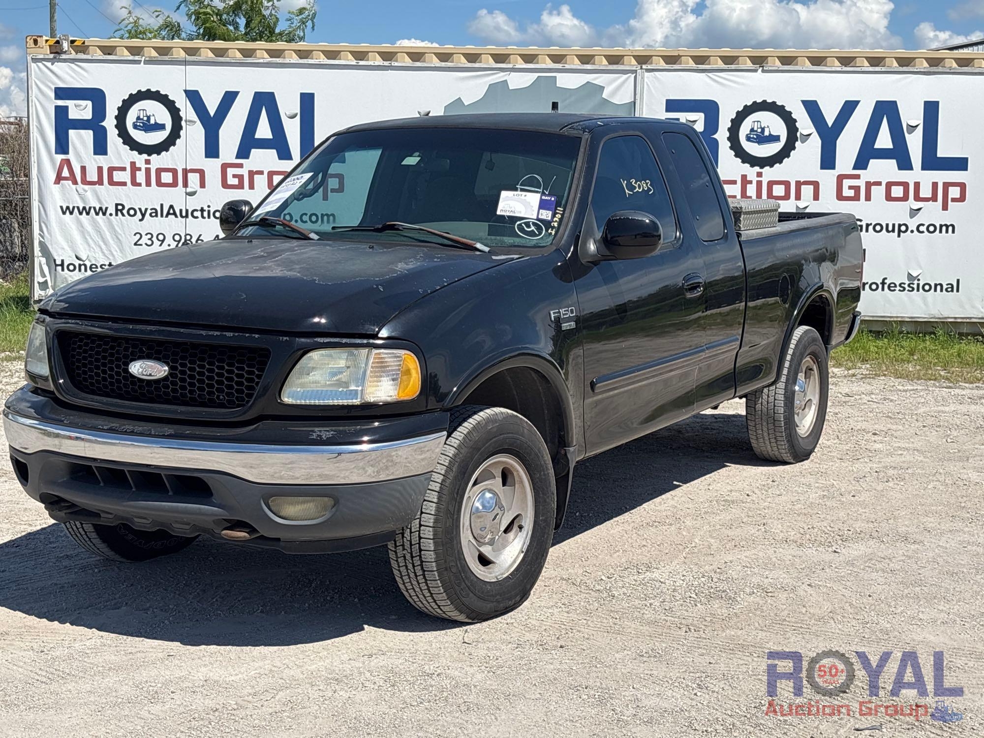 Year: 2000 Make: Ford Model: F-150 Vehicle Type: Pickup Truck Mileage: 183122.9 Plate: Body Type: 4 (A53422)