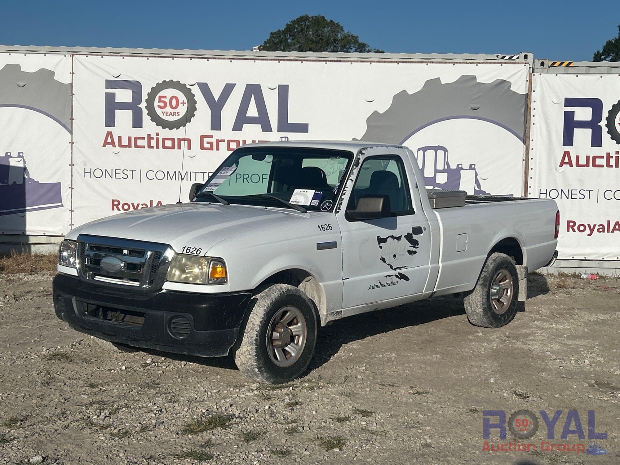 Year: 2009 Make: Ford Model: Ranger Vehicle Type: Pickup Truck Mileage: 76,024 Plate: Body Type: 2 (A55852)