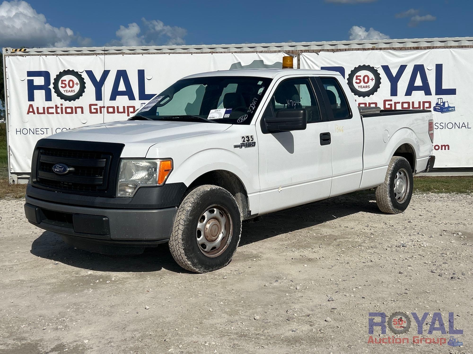 Year: 2014 Make: Ford Model: F-150 Vehicle Type: Pickup Truck Mileage: Plate: Body Type: 4 Door C... (A55852)