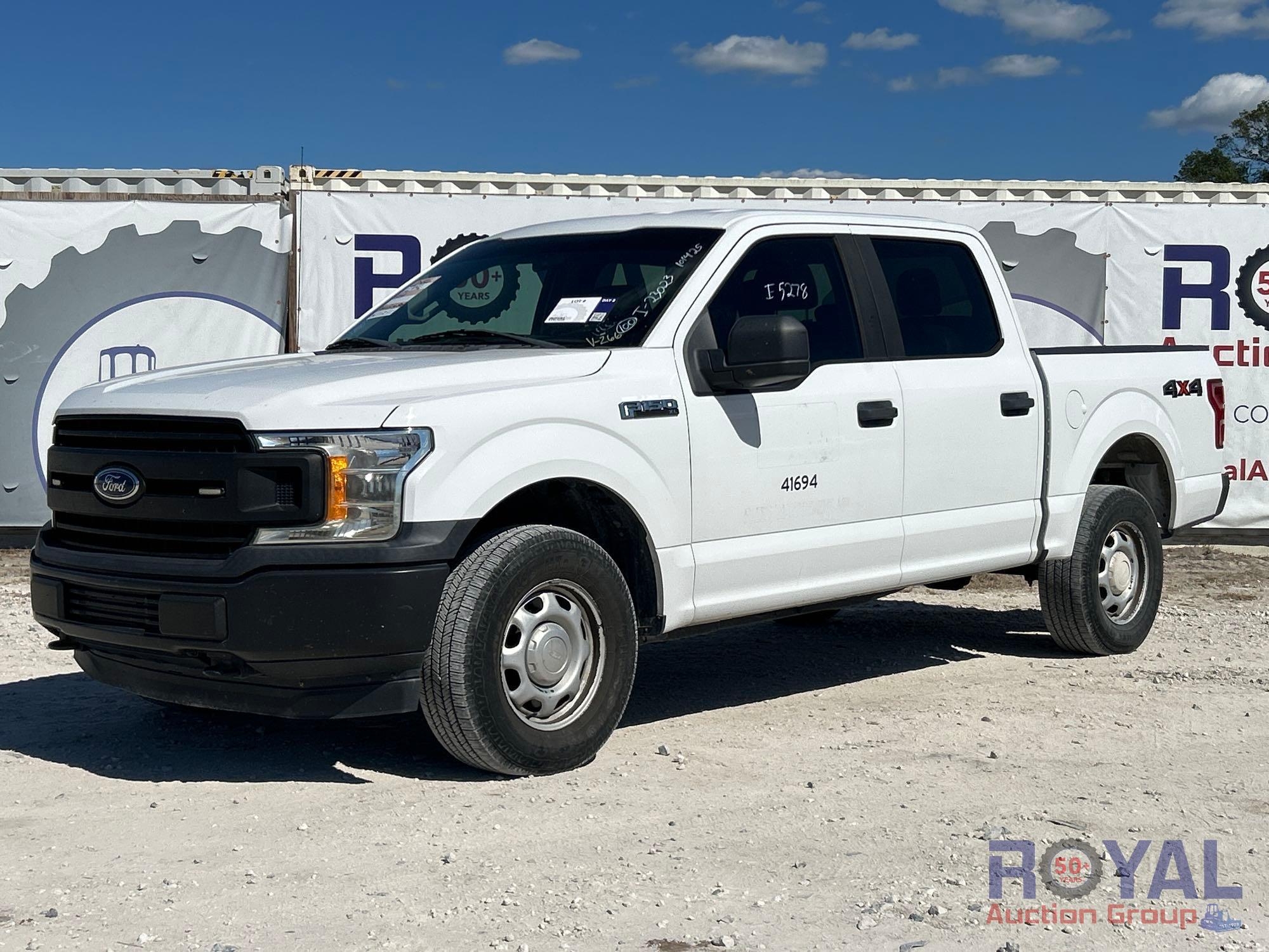 Year: 2018 Make: Ford Model: F-150 Vehicle Type: Pickup Truck Mileage: Plate: Body Type: 4 Door C... (A55852)