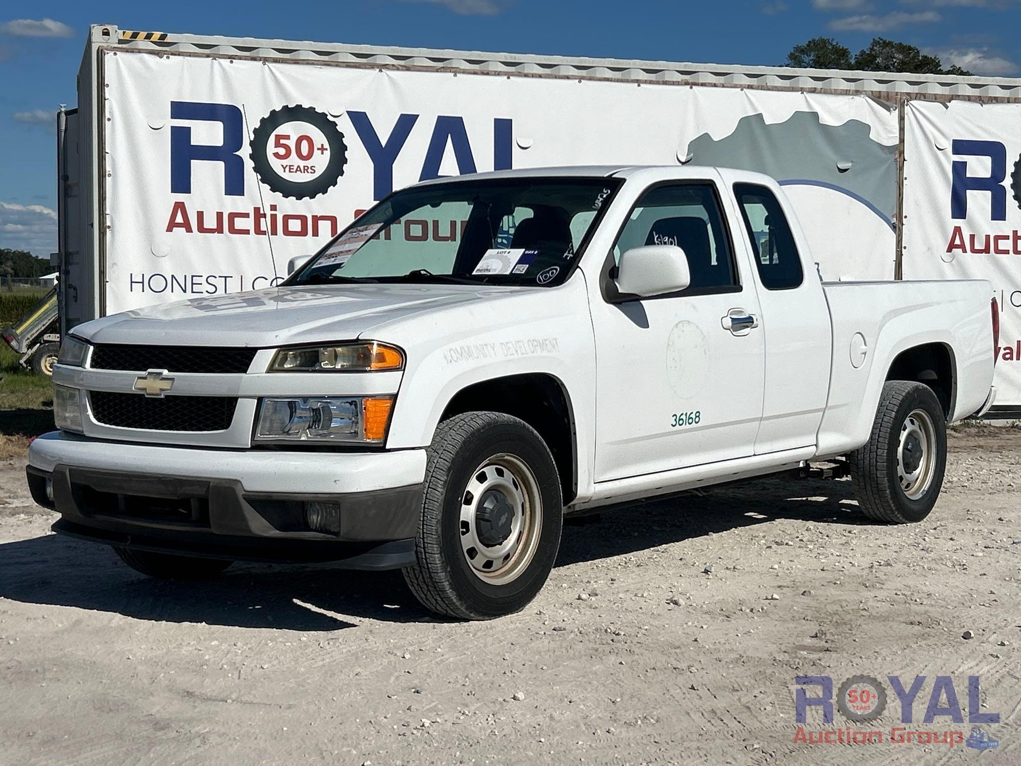 Year: 2012 Make: Chevrolet Model: Colorado Vehicle Type: Pickup Truck Mileage: Plate: Body Type: 4 (A55852)