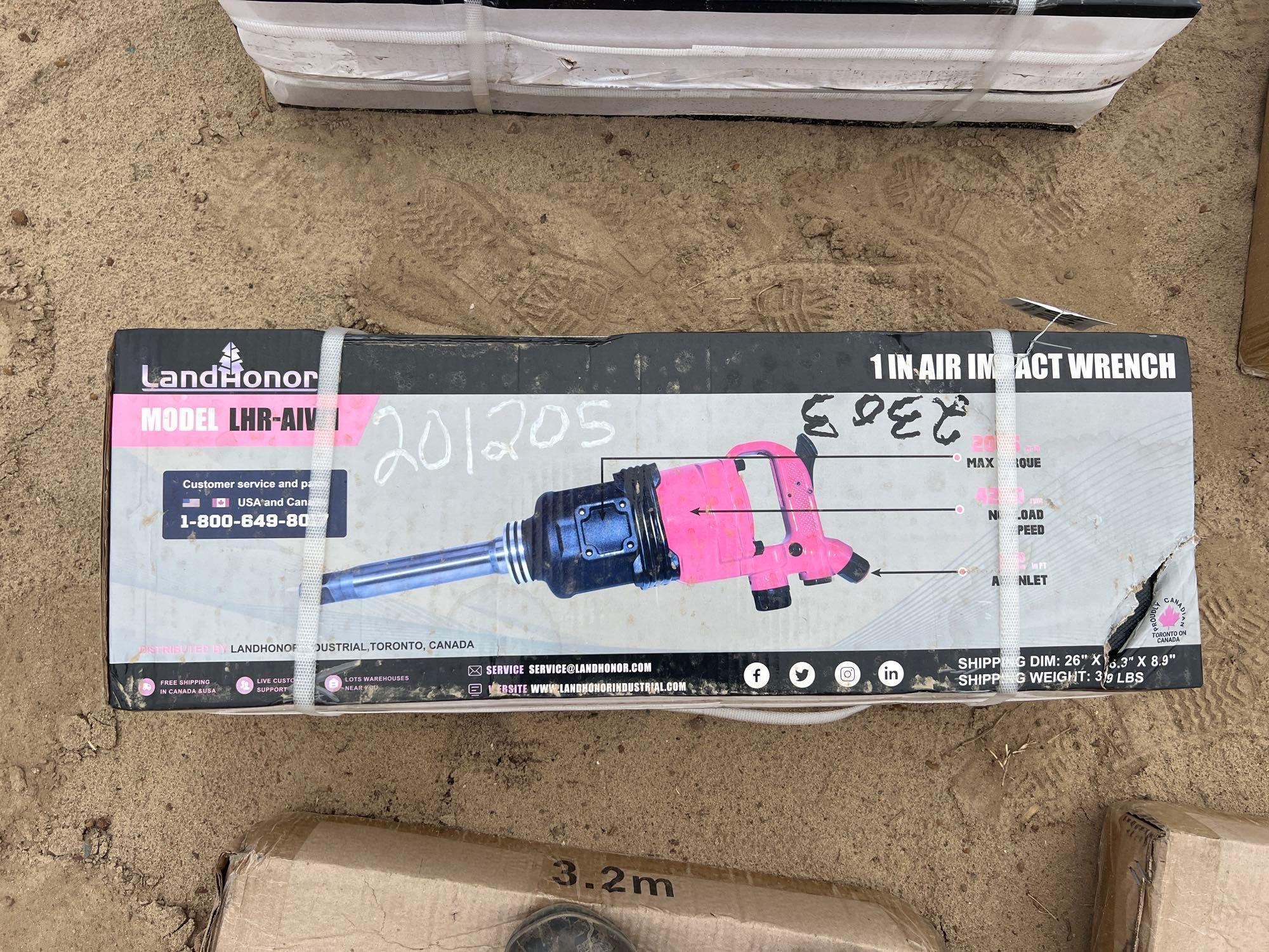 UNUSED LANDHONOR LHR-AIW1-1" AIR IMPACT WRENCH (A54757)