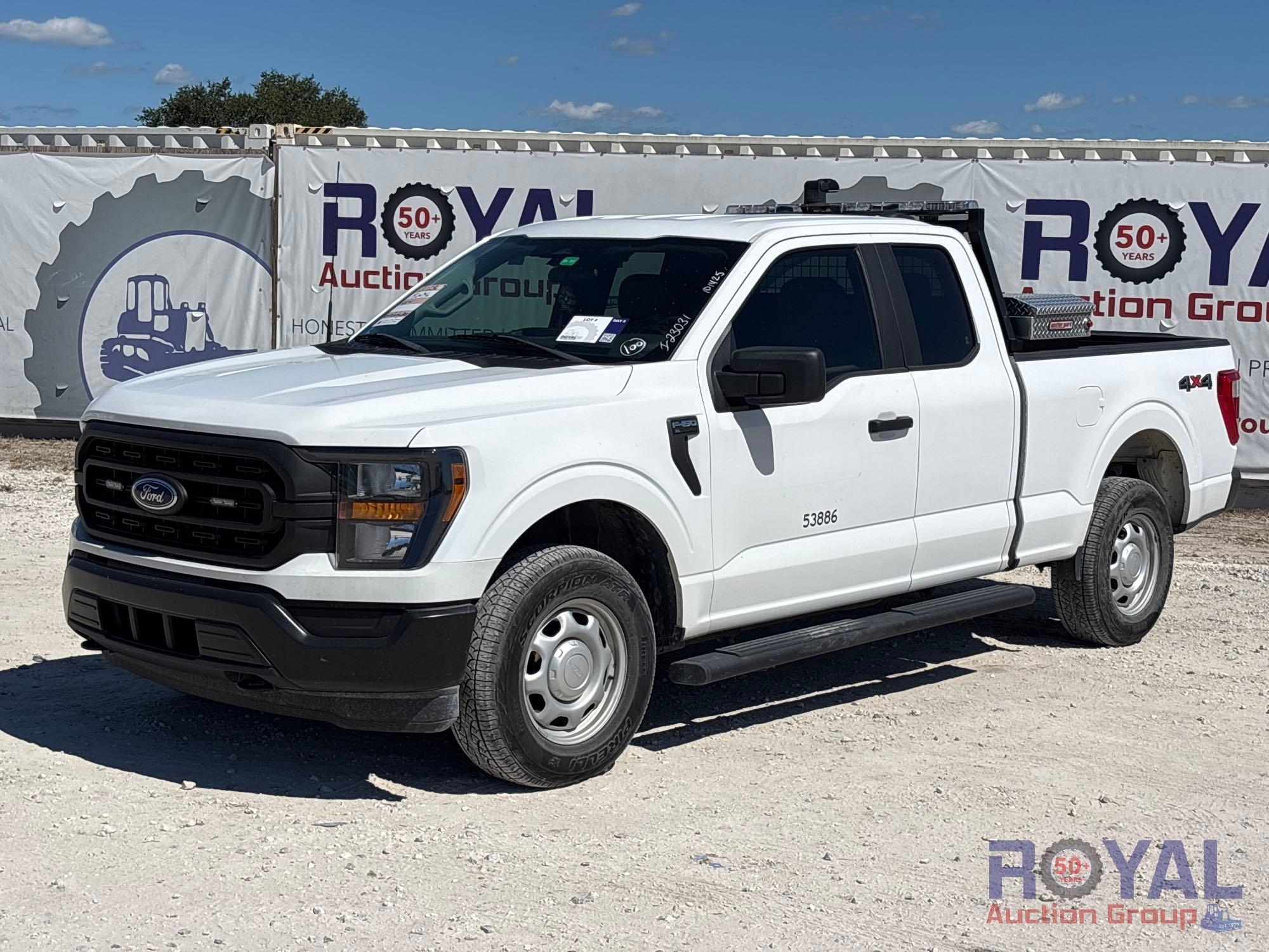 Year: 2023 Make: Ford Model: F-150 Vehicle Type: Pickup Truck Mileage: 19604 Plate: Body Type: 4 (A55852)