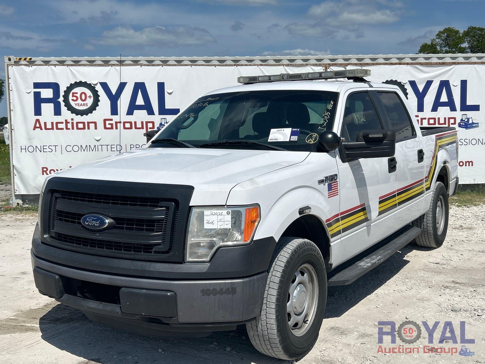 2014 Ford F-150 4x4 Crew Cab Pickup Truck (A44572)