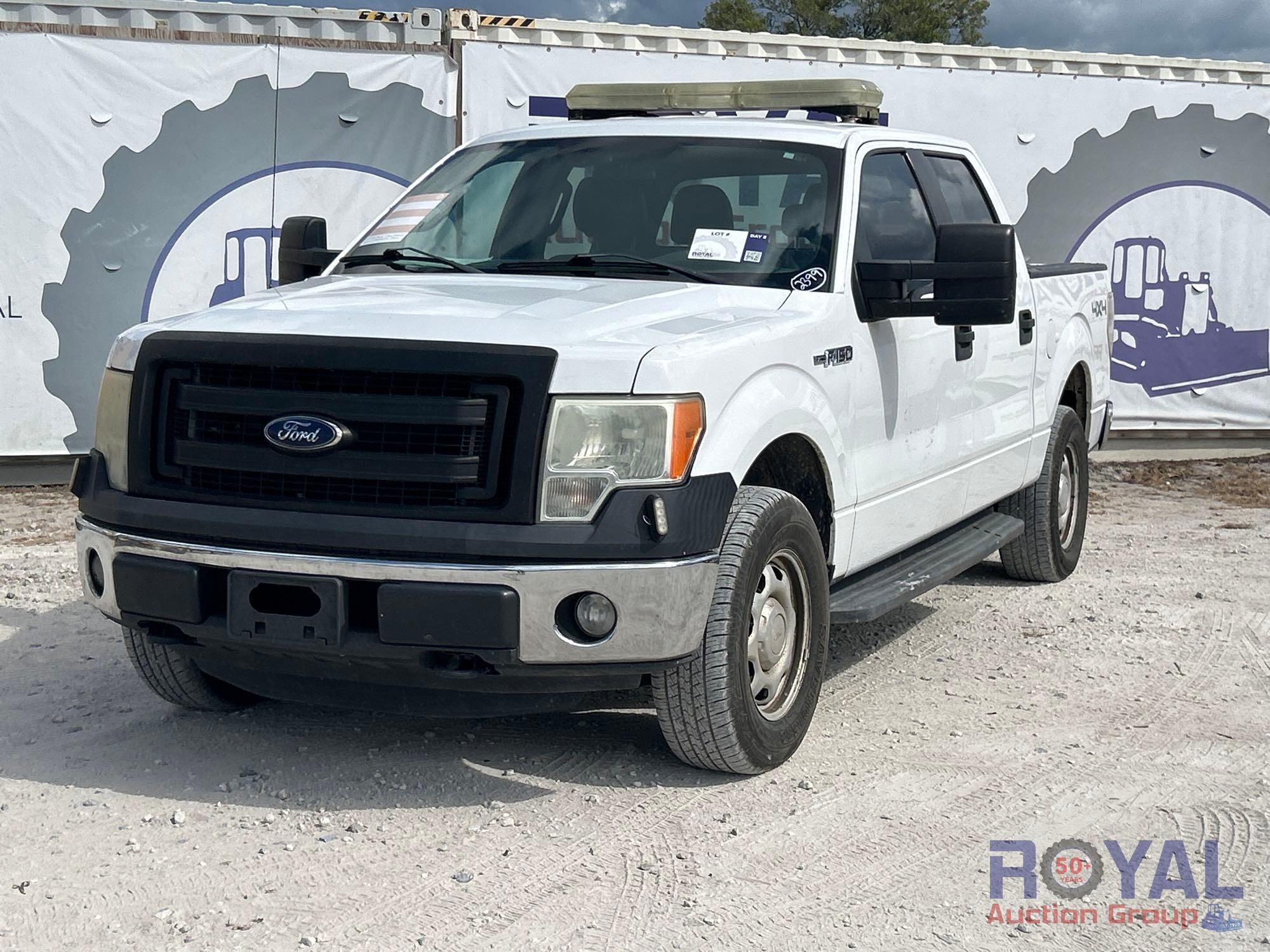 Year: 2014 Make: Ford Model: F-150 Vehicle Type: Pickup Truck Mileage: 153,422 Plate: Body Type: 4 (A55852)